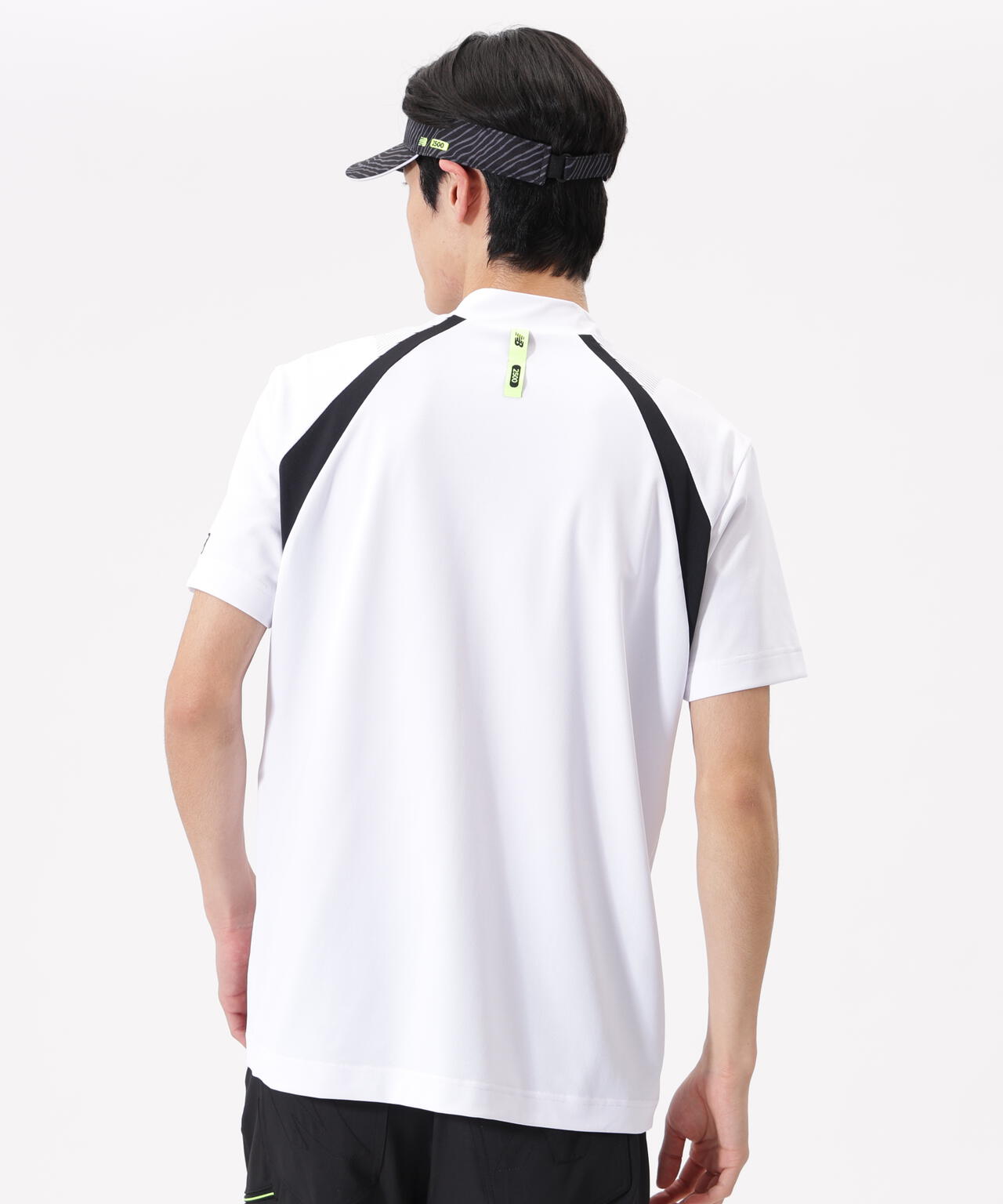 UV 防透 ストレッチ 半袖 モックネック プルオーバー (MENS)