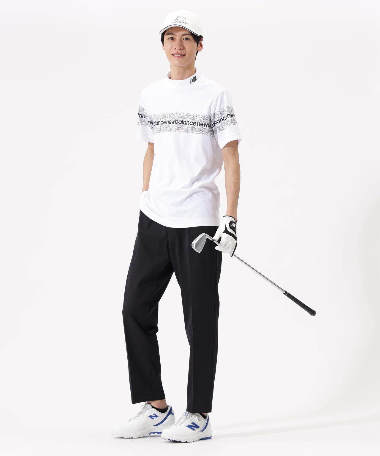 超速乾 半袖 モックネック プルオーバー (MENS)