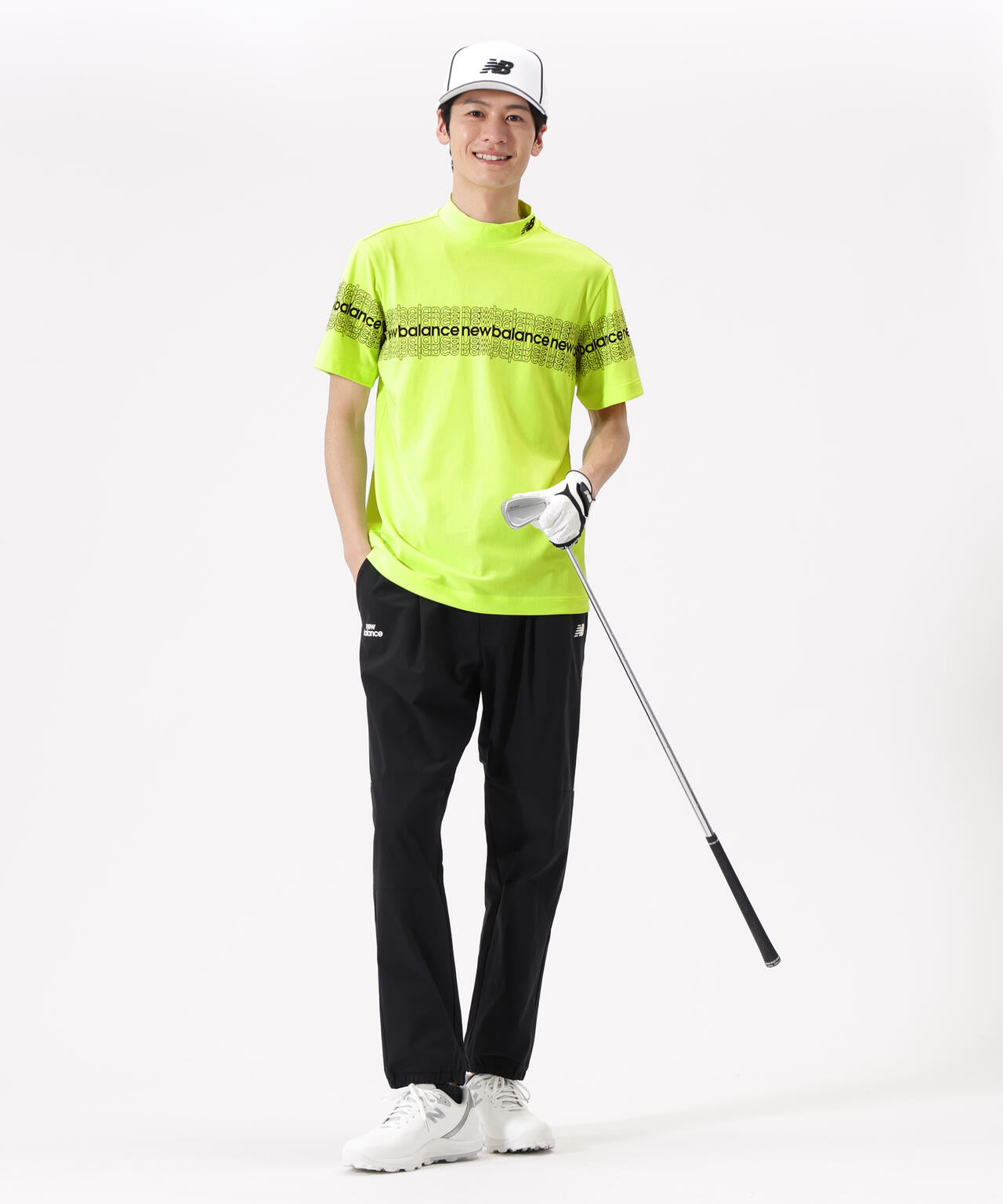 超速乾 半袖 モックネック プルオーバー (MENS)