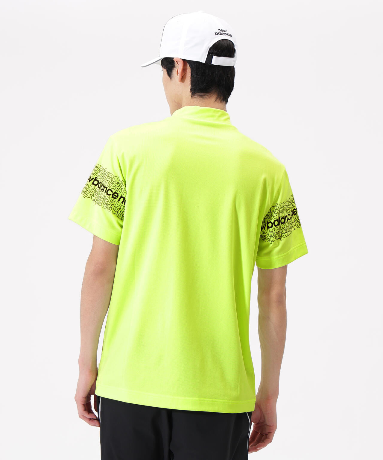 超速乾 半袖 モックネック プルオーバー (MENS)