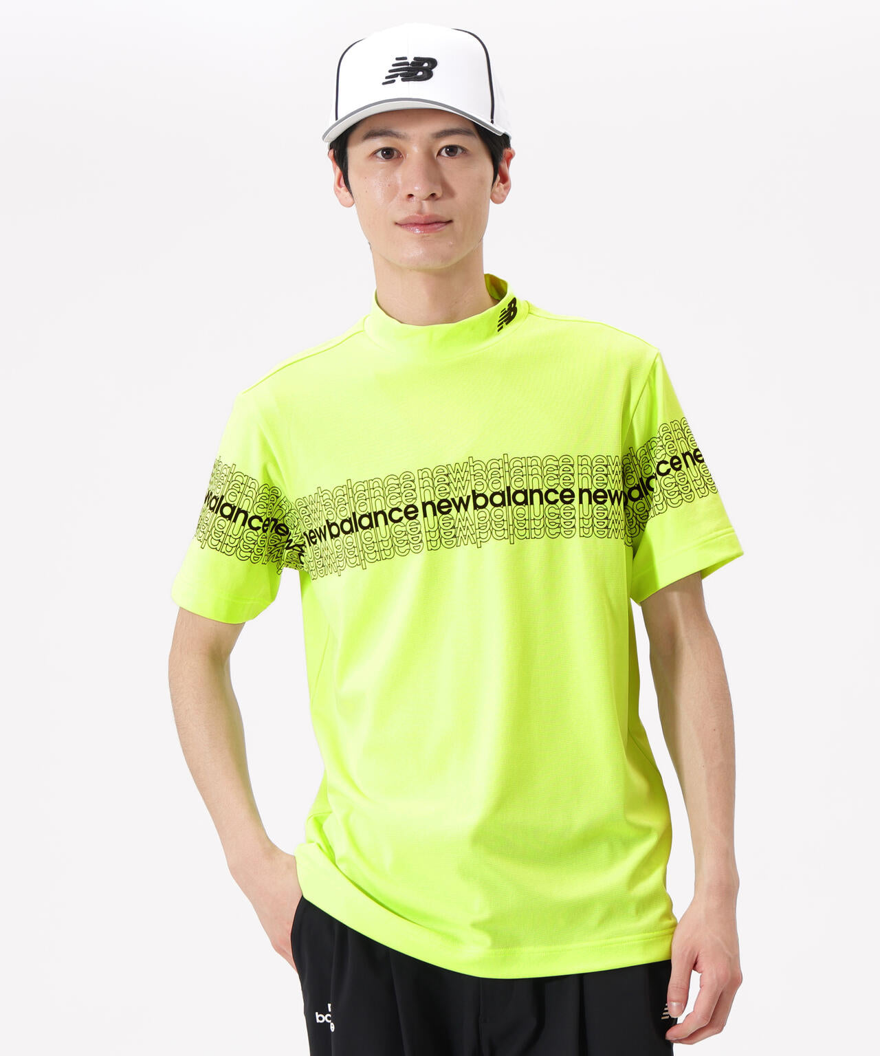 超速乾 半袖 モックネック プルオーバー (MENS)