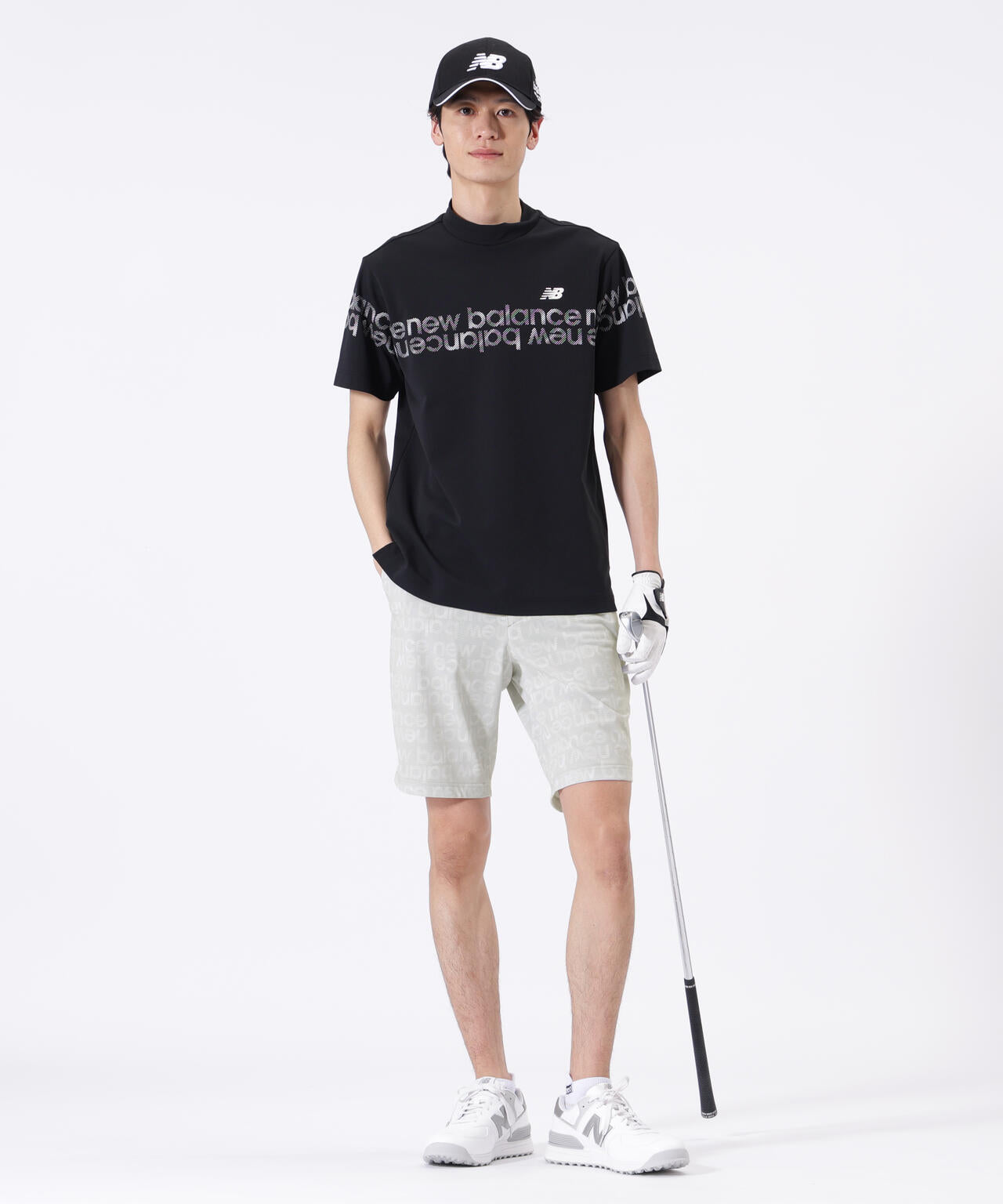 半袖 モックネック プルオーバー (MENS)