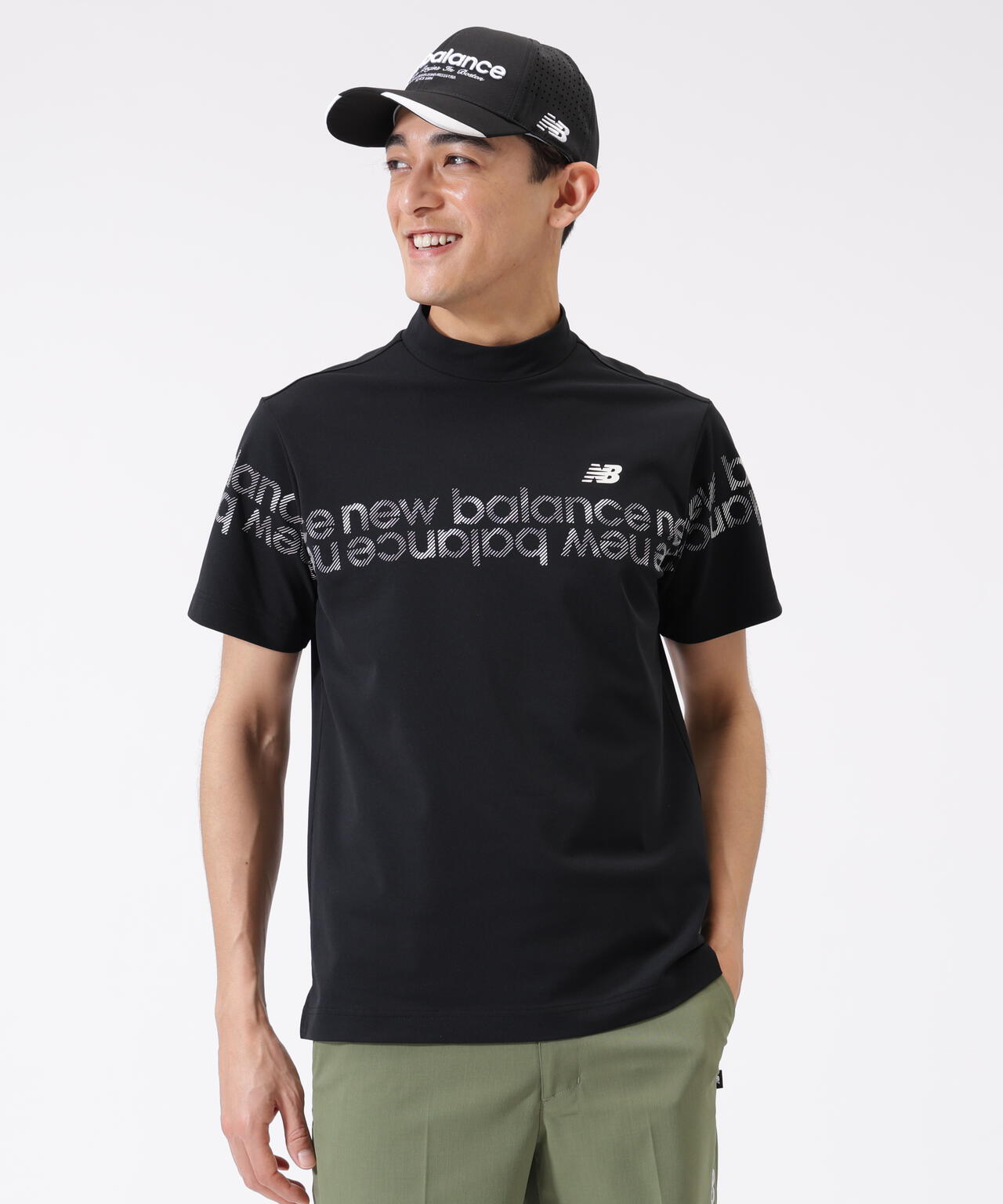 半袖 モックネック プルオーバー (MENS)
