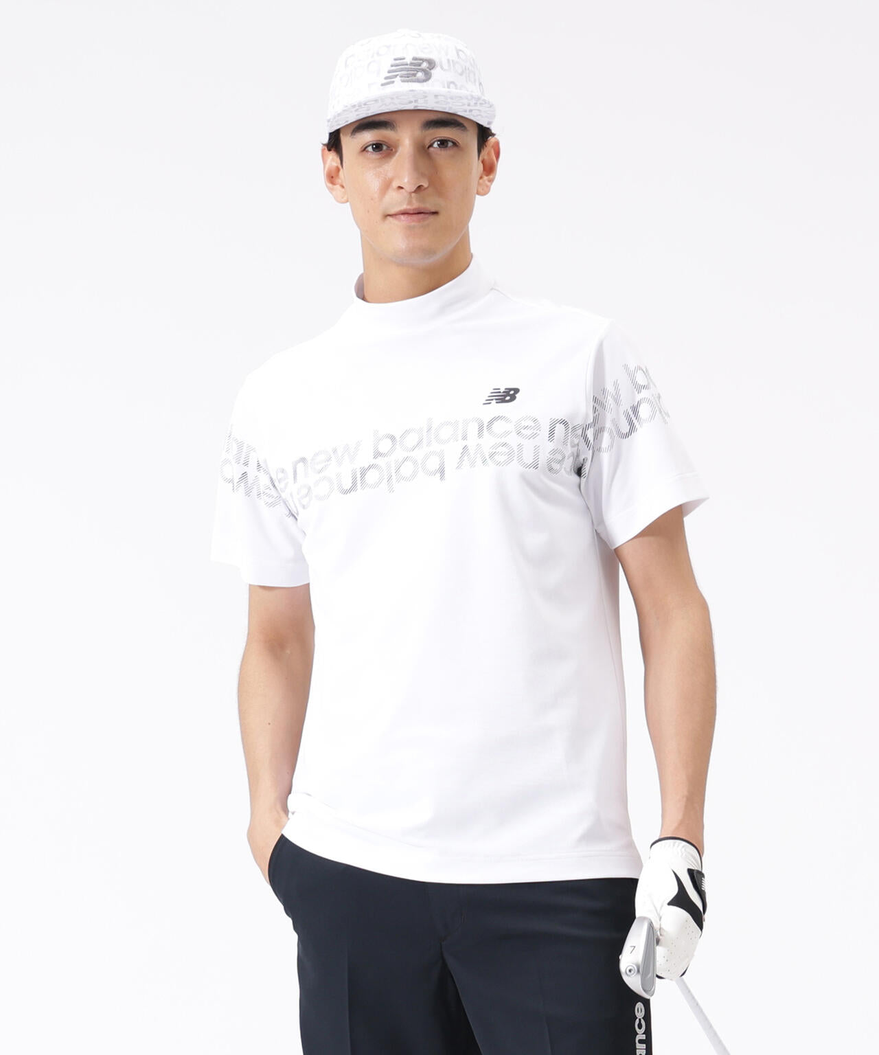 半袖 モックネック プルオーバー (MENS)