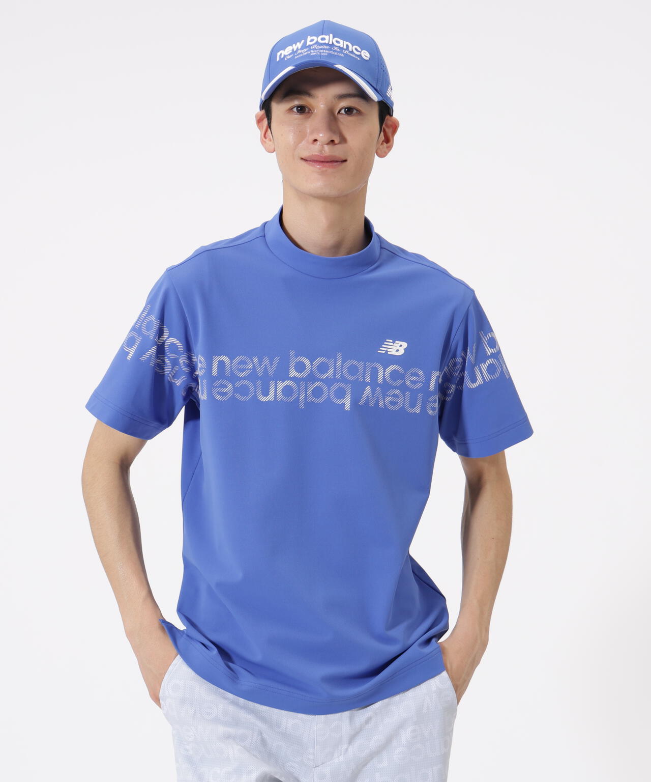 半袖 モックネック プルオーバー (MENS)