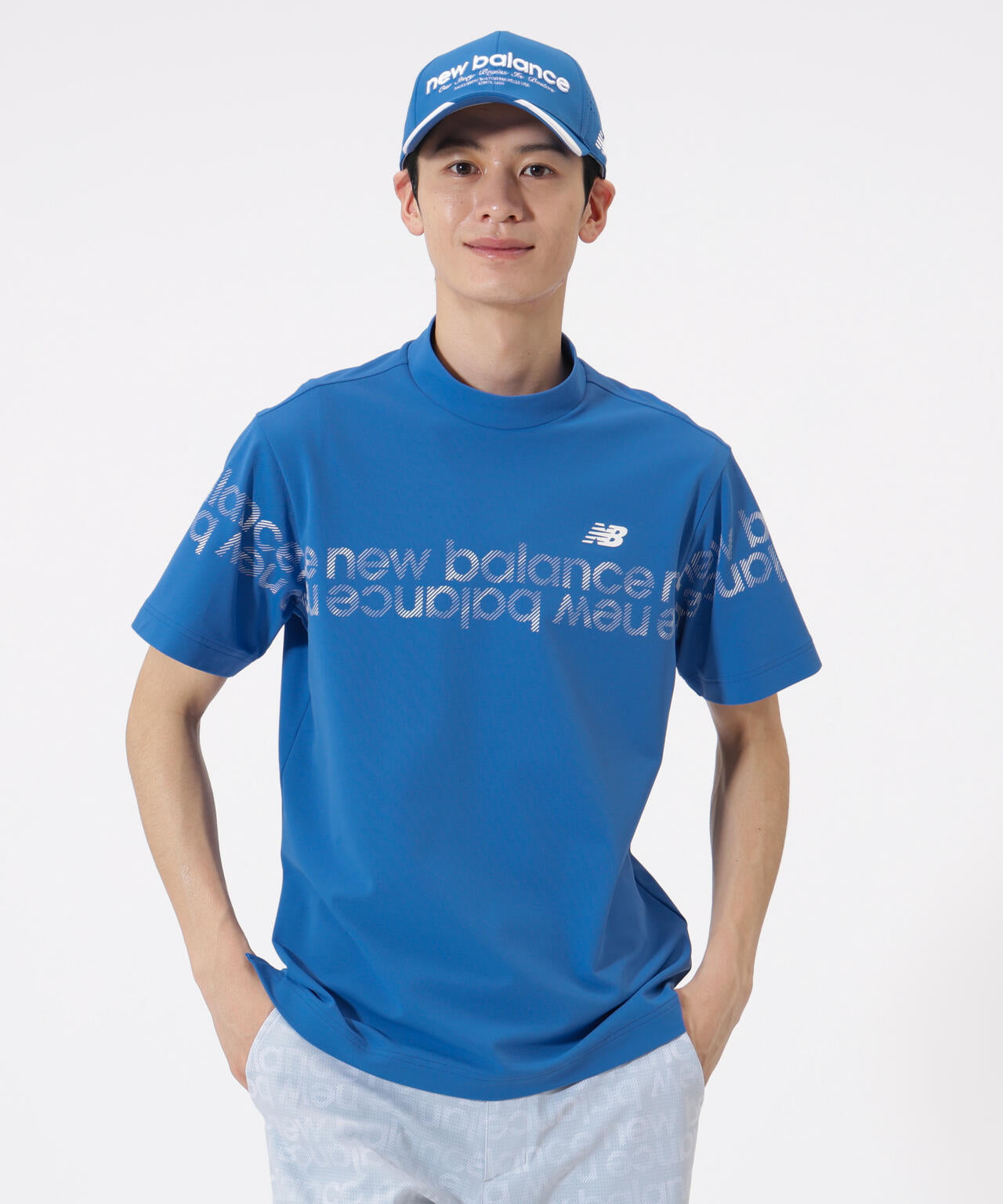 半袖 モックネック プルオーバー (MENS)