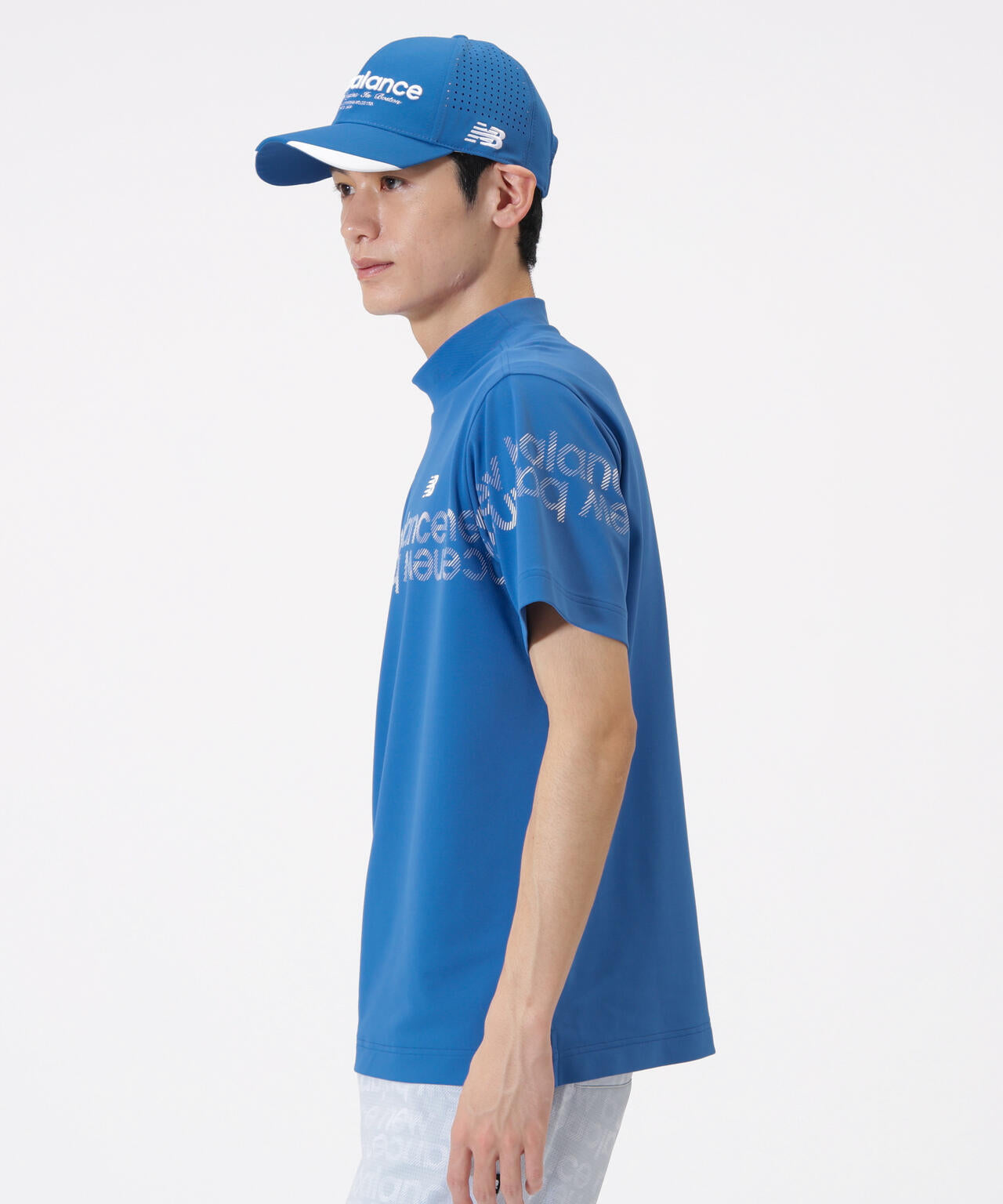 半袖 モックネック プルオーバー (MENS)