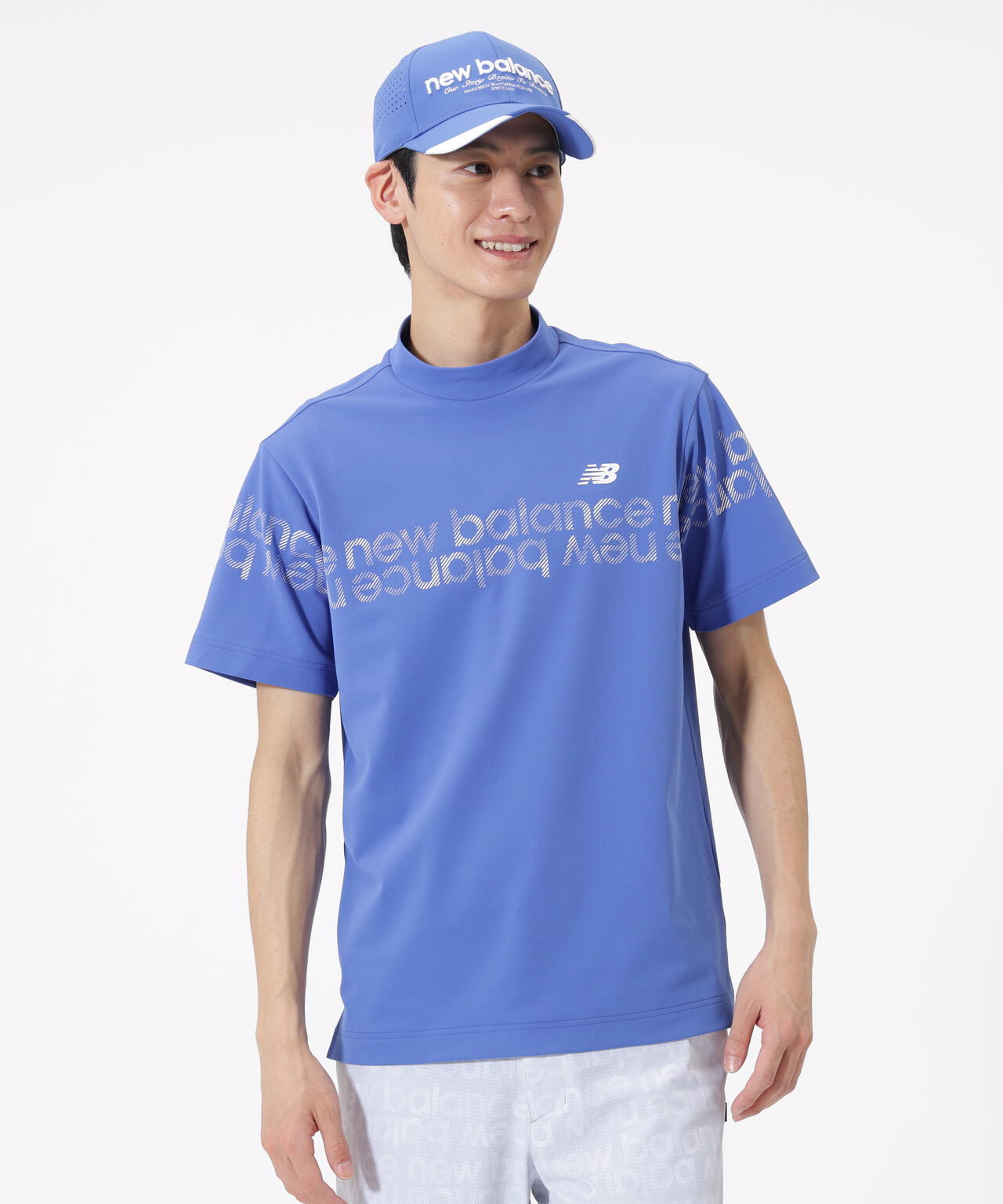 半袖 モックネック プルオーバー (MENS)