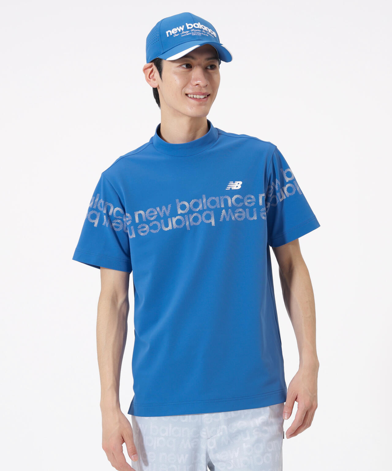 半袖 モックネック プルオーバー (MENS)