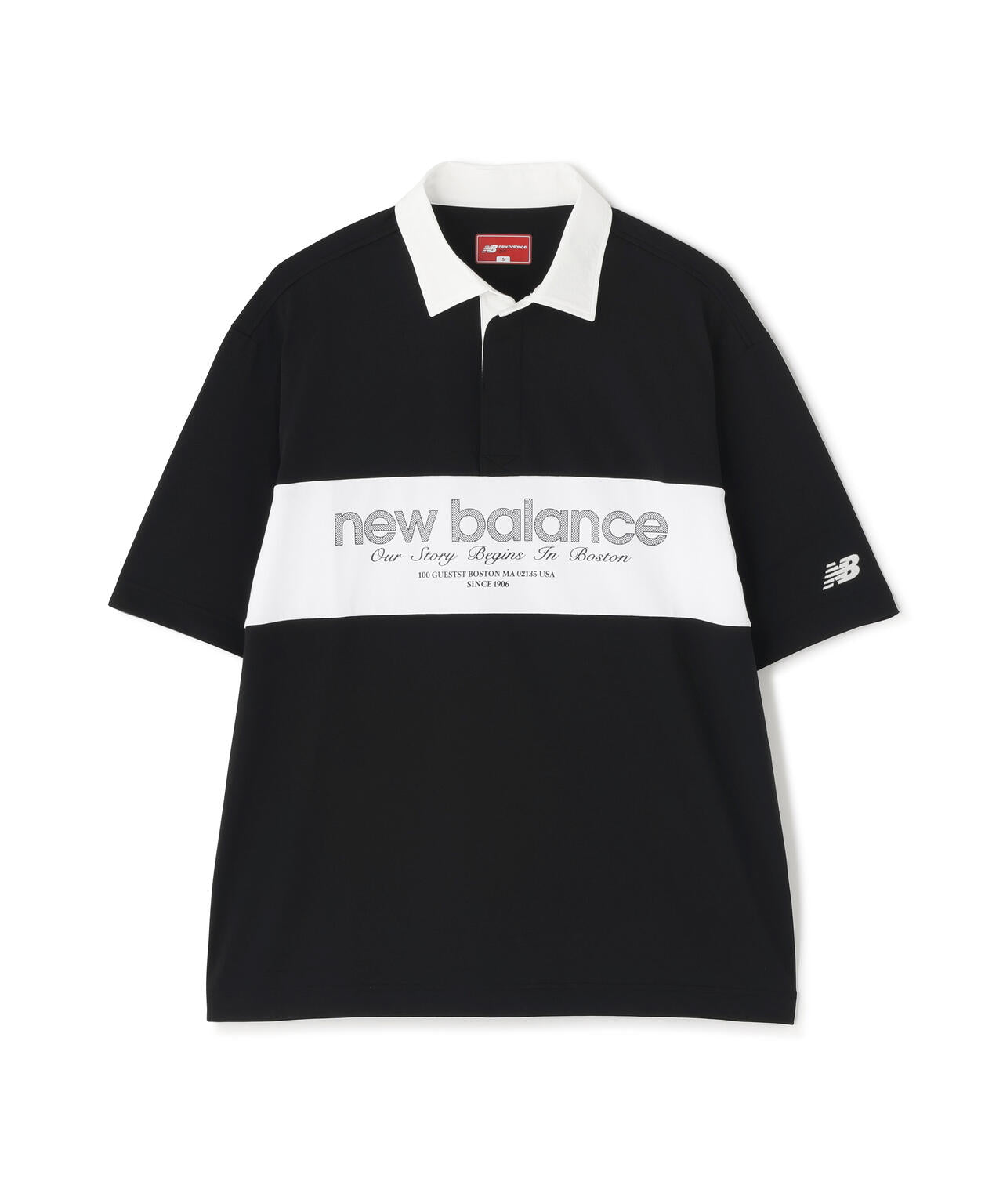 接触冷感 ハーフスリーブ ラガーシャツ (MENS)
