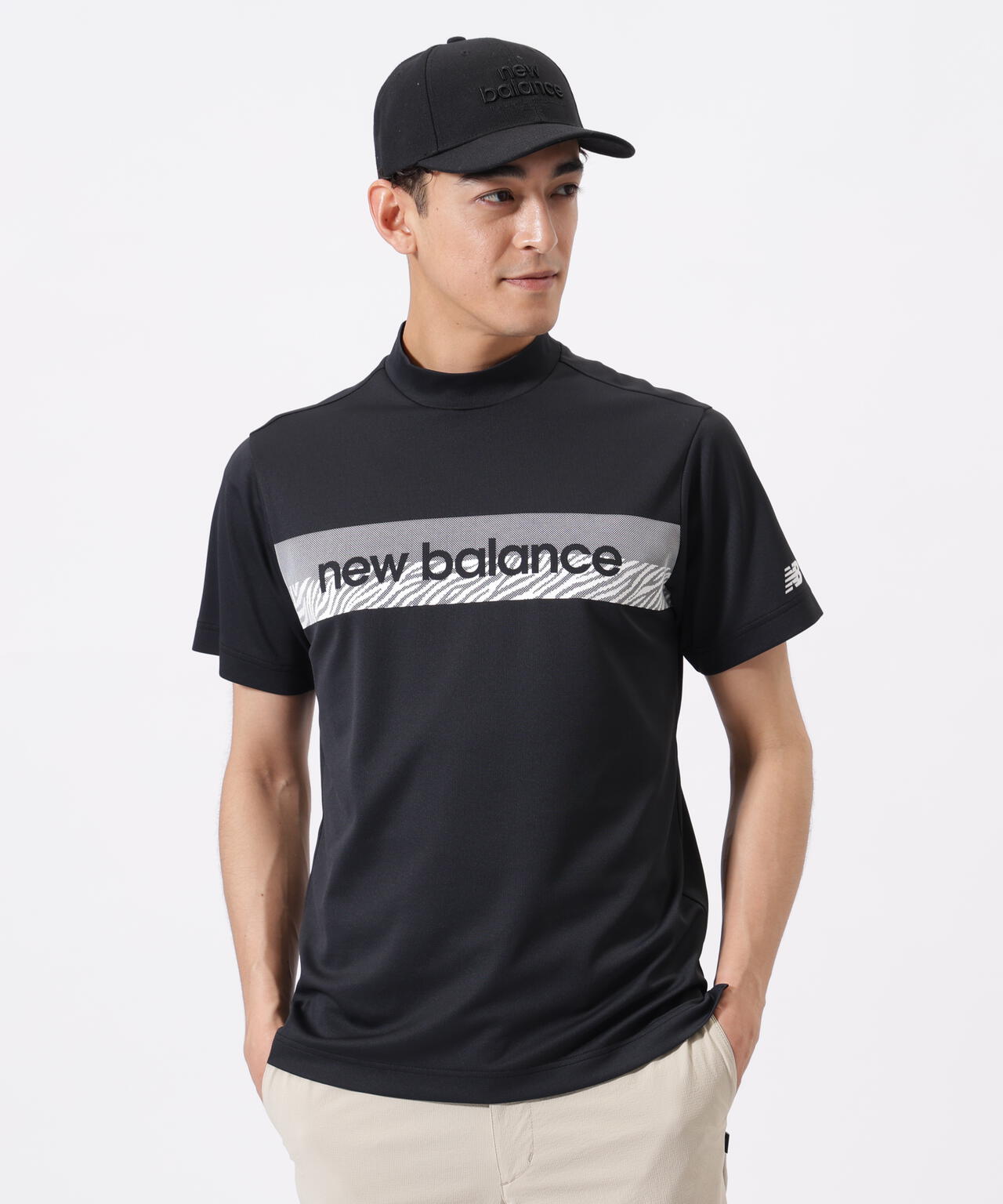 半袖 モックネック プルオーバー (MENS)