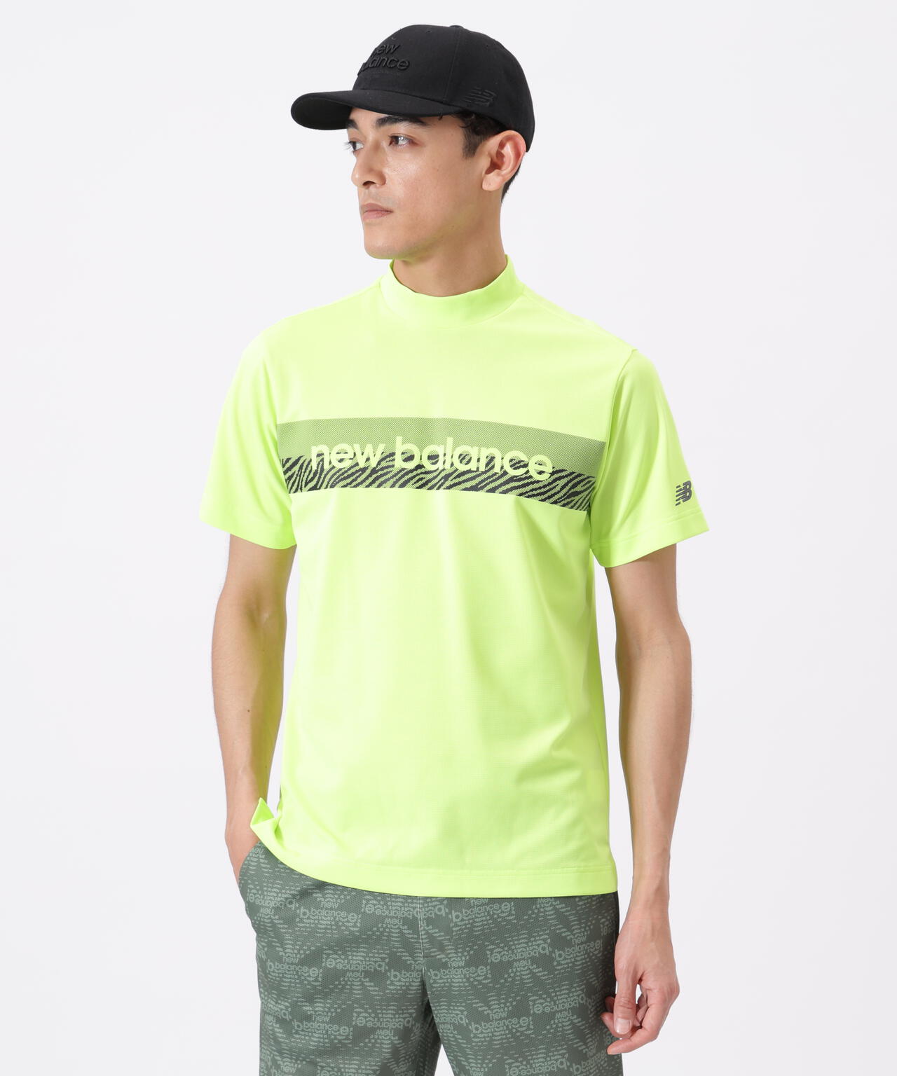 半袖 モックネック プルオーバー (MENS)