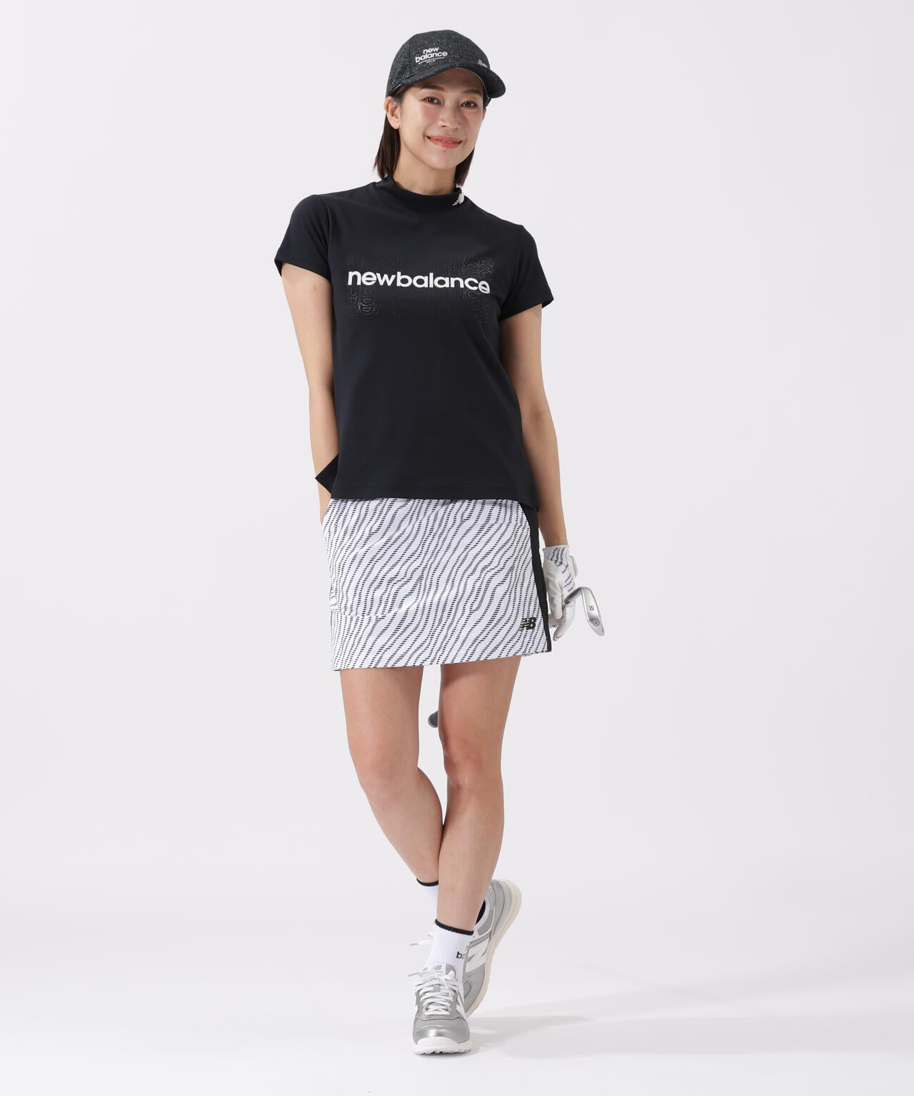 半袖 モックネック プルオーバー (WOMENS)