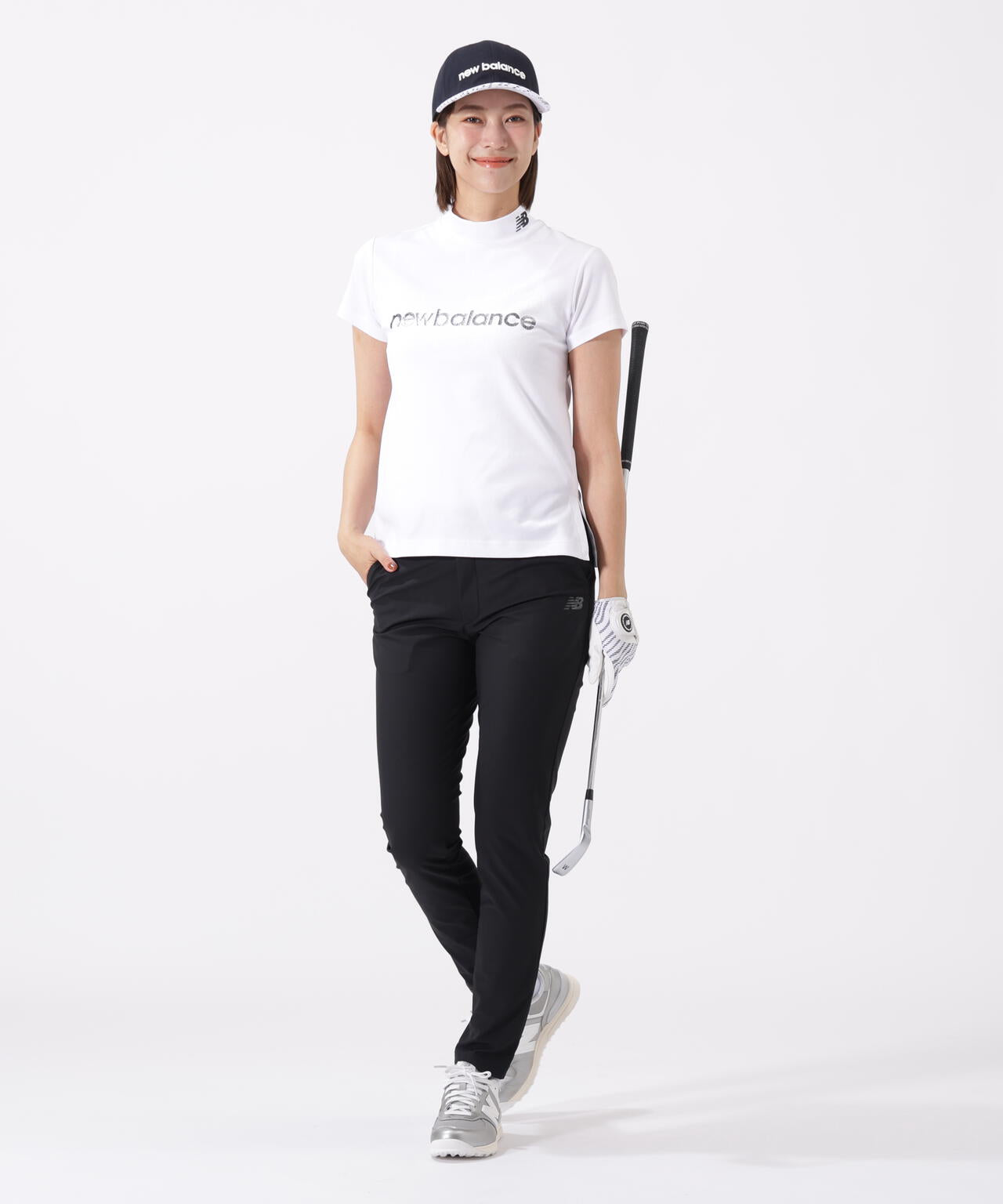 半袖 モックネック プルオーバー (WOMENS)