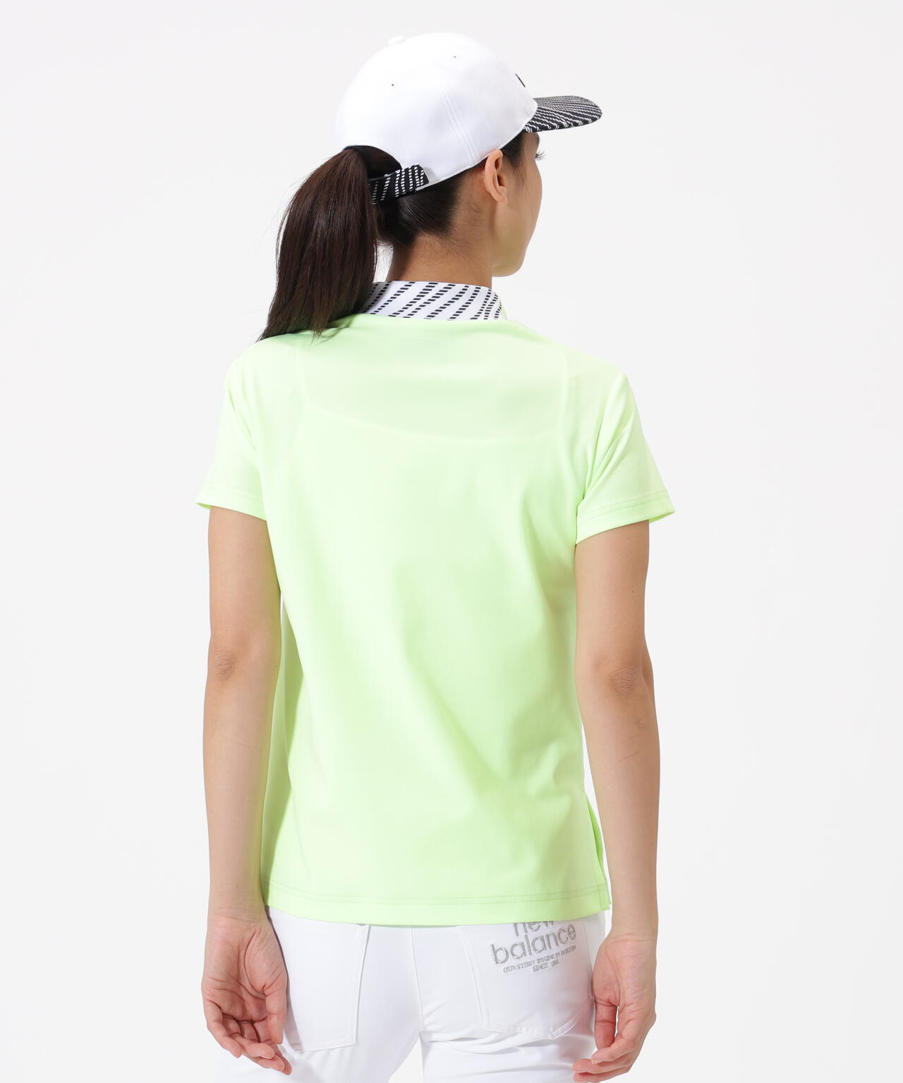 半袖 モックネック プルオーバー (WOMENS)