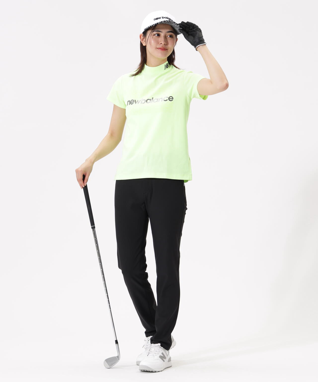 半袖 モックネック プルオーバー (WOMENS)