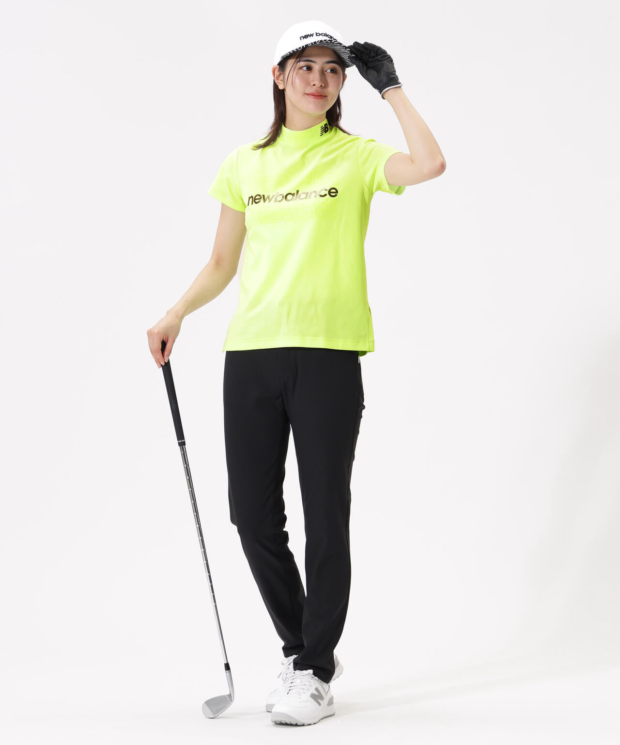 半袖 モックネック プルオーバー (WOMENS)