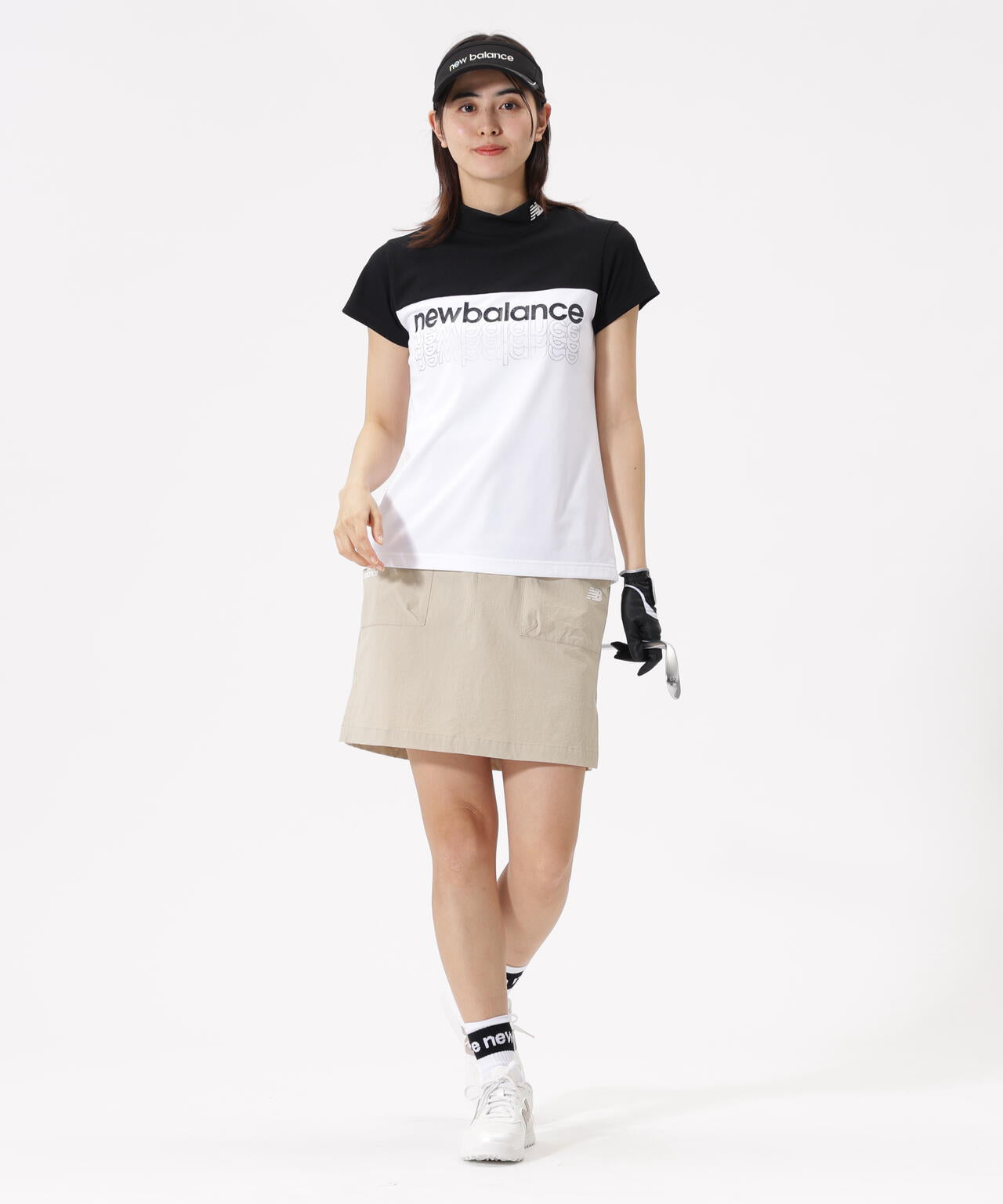 超速乾 半袖 モックネック プルオーバー (WOMENS)