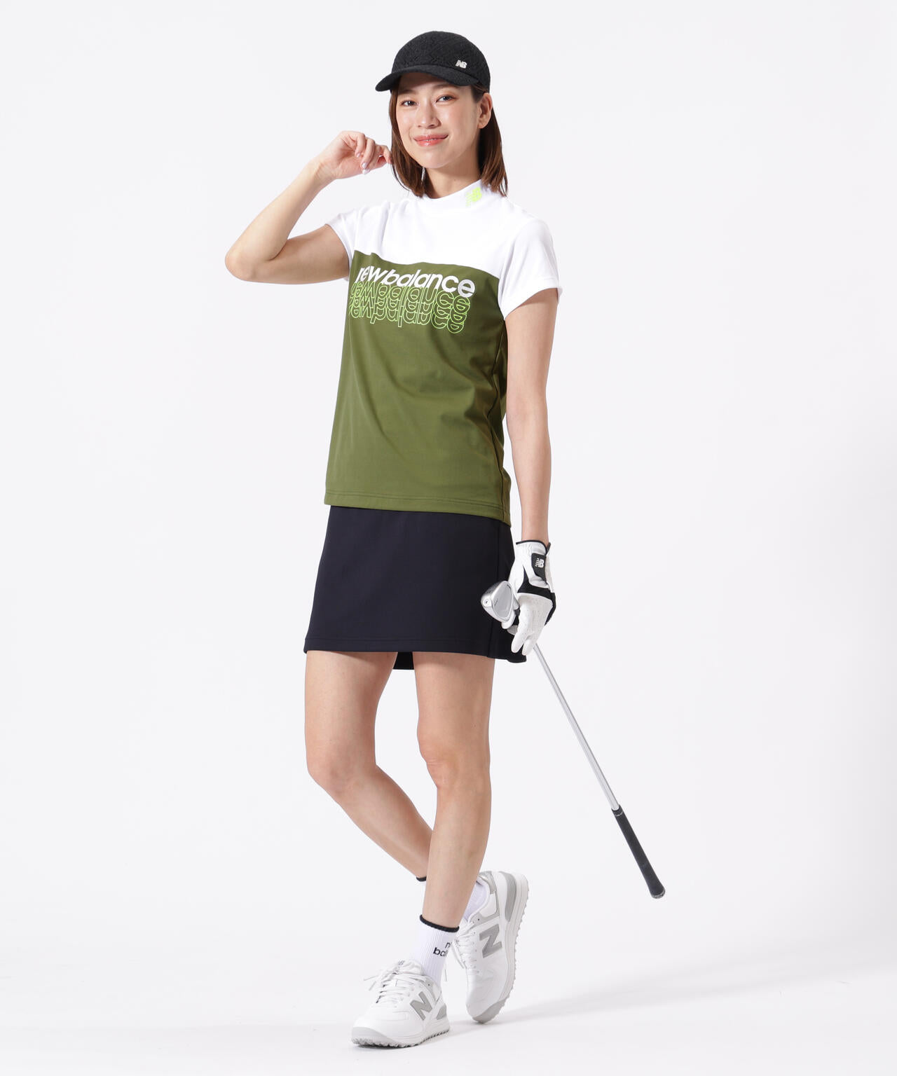 超速乾 半袖 モックネック プルオーバー (WOMENS)