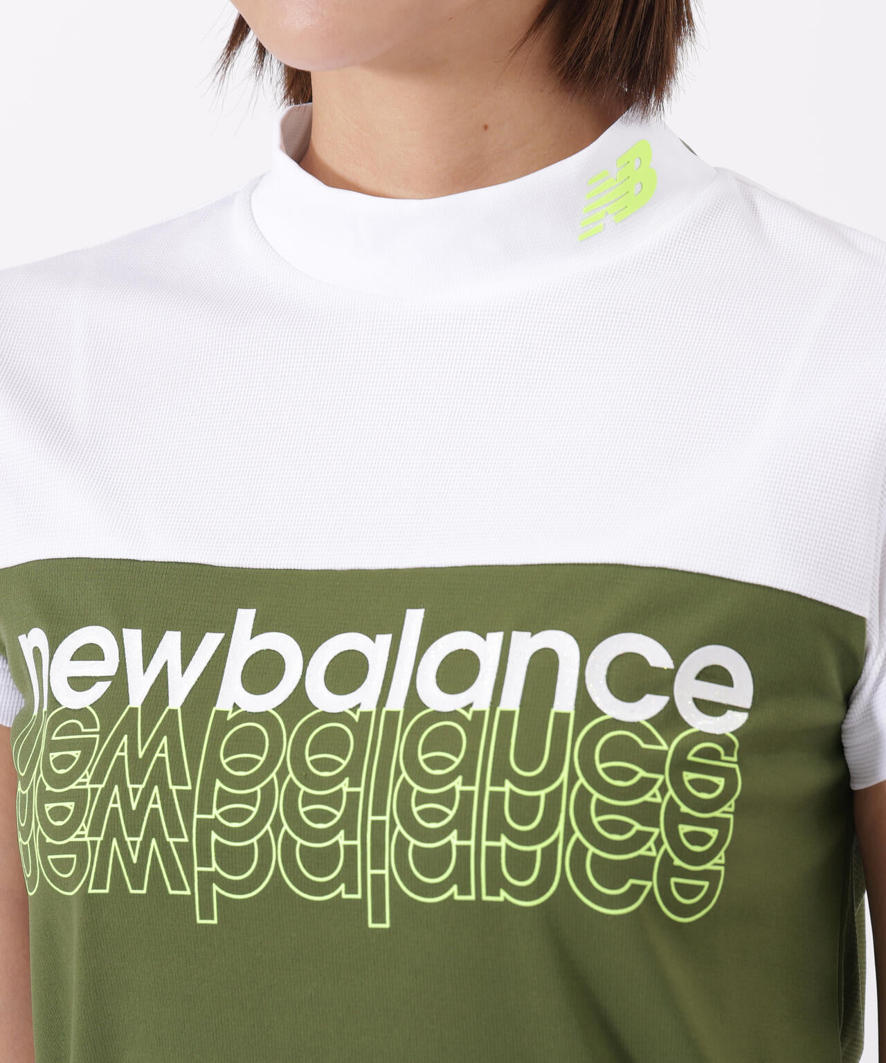 超速乾 半袖 モックネック プルオーバー (WOMENS)