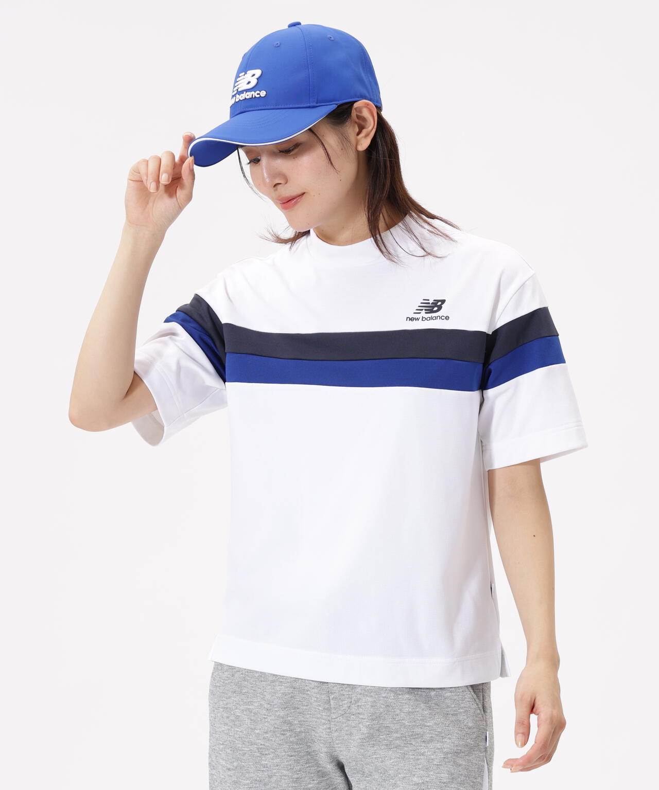 超速乾 ハーフスリーブ モックネック プルオーバー (WOMENS)