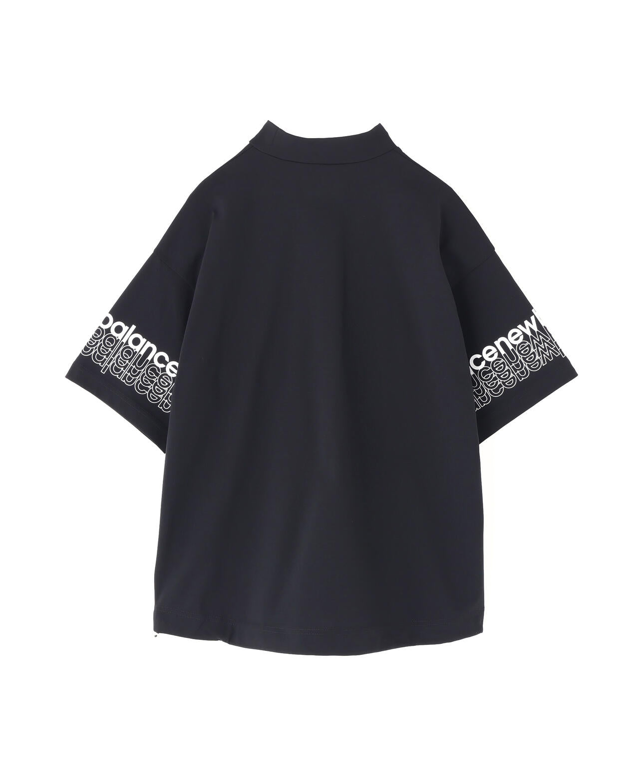 ハーフスリーブ モックネック プルオーバー (WOMENS)