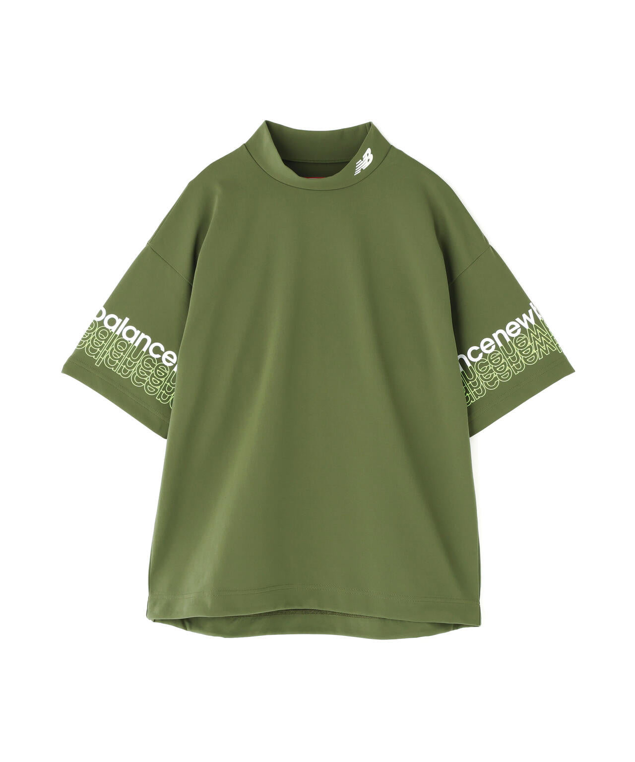 ハーフスリーブ モックネック プルオーバー (WOMENS)
