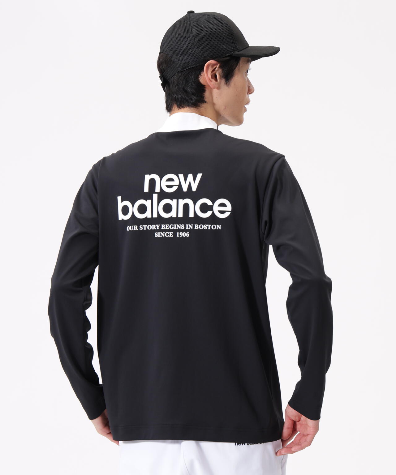 【直営店舗限定】長袖 モックネック プルオーバー (MENS)