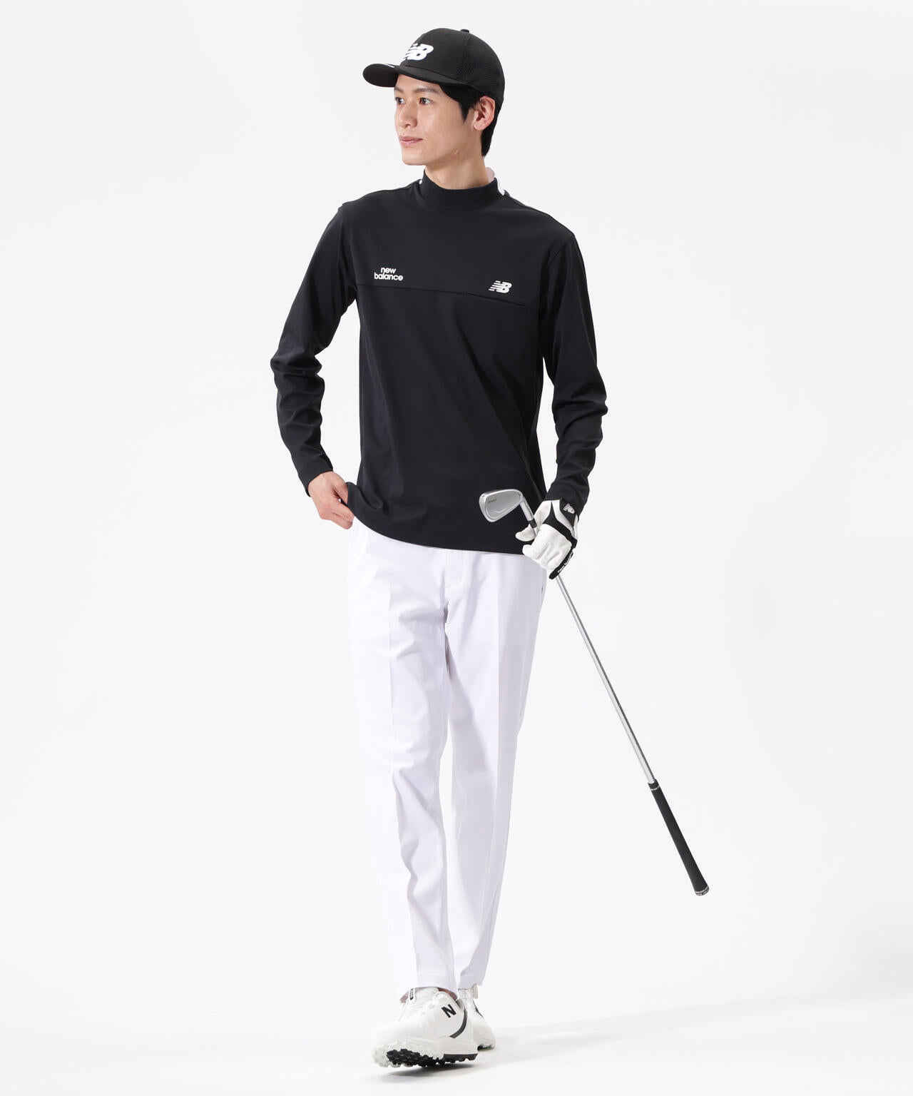 【直営店舗限定】長袖 モックネック プルオーバー (MENS)