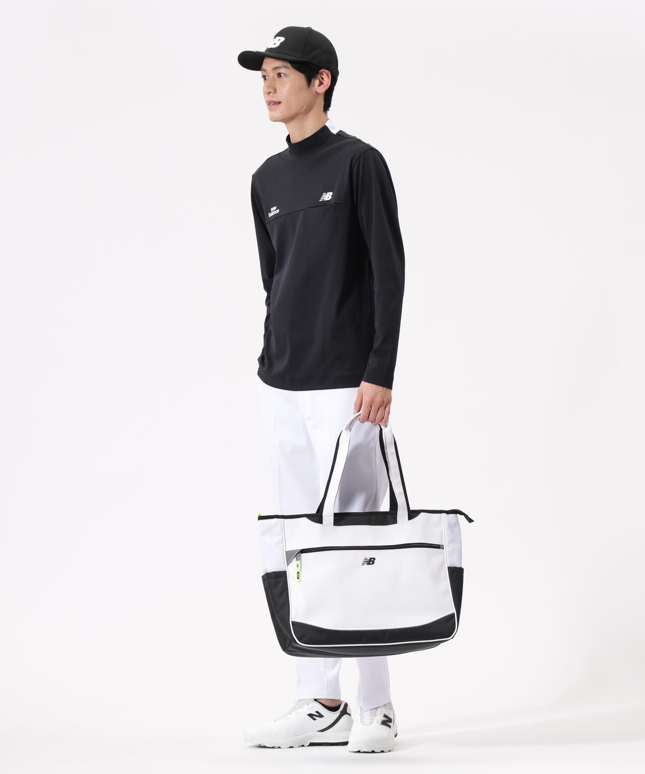 【直営店舗限定】長袖 モックネック プルオーバー (MENS)
