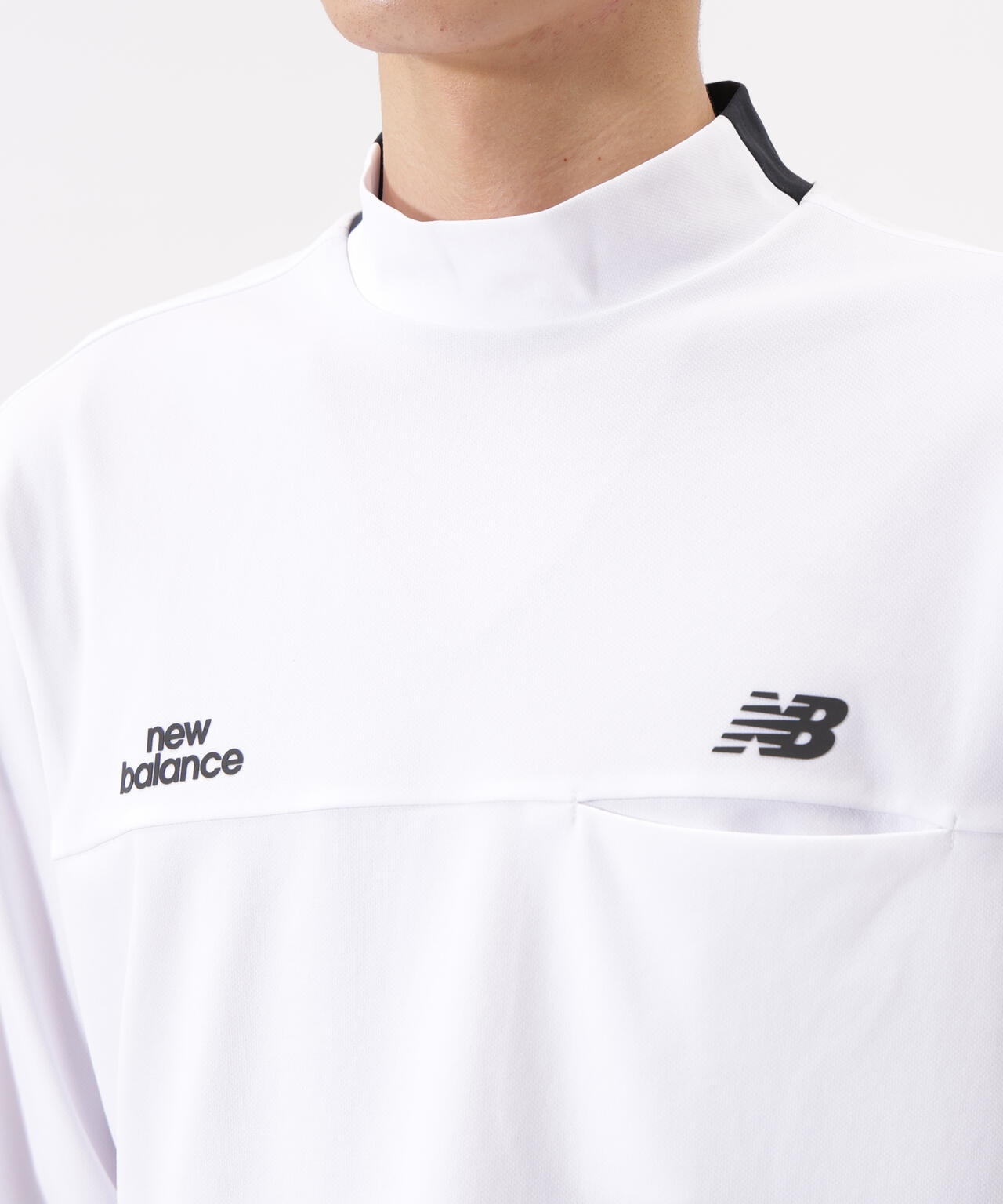【直営店舗限定】長袖 モックネック プルオーバー (MENS)