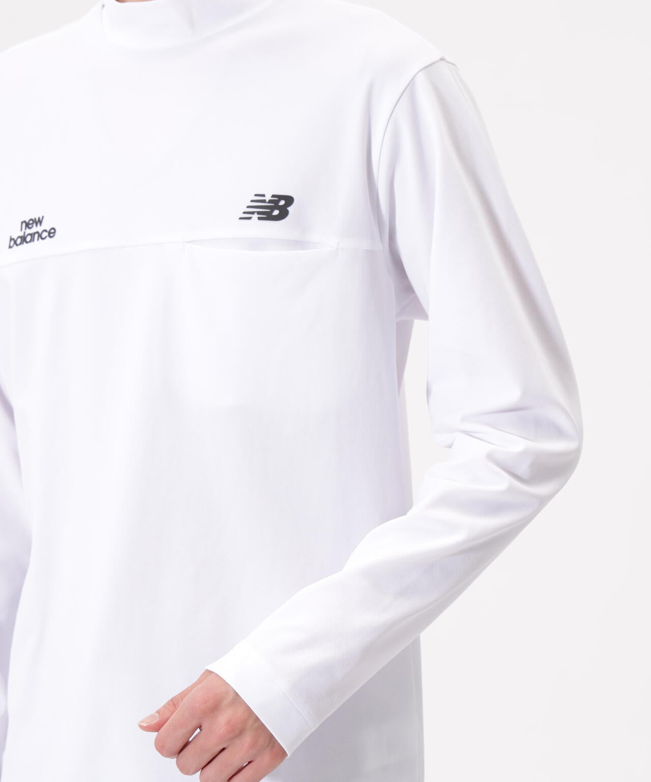 【直営店舗限定】長袖 モックネック プルオーバー (MENS)