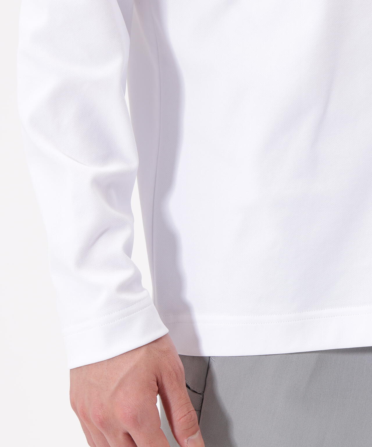 【直営店舗限定】長袖 モックネック プルオーバー (MENS)