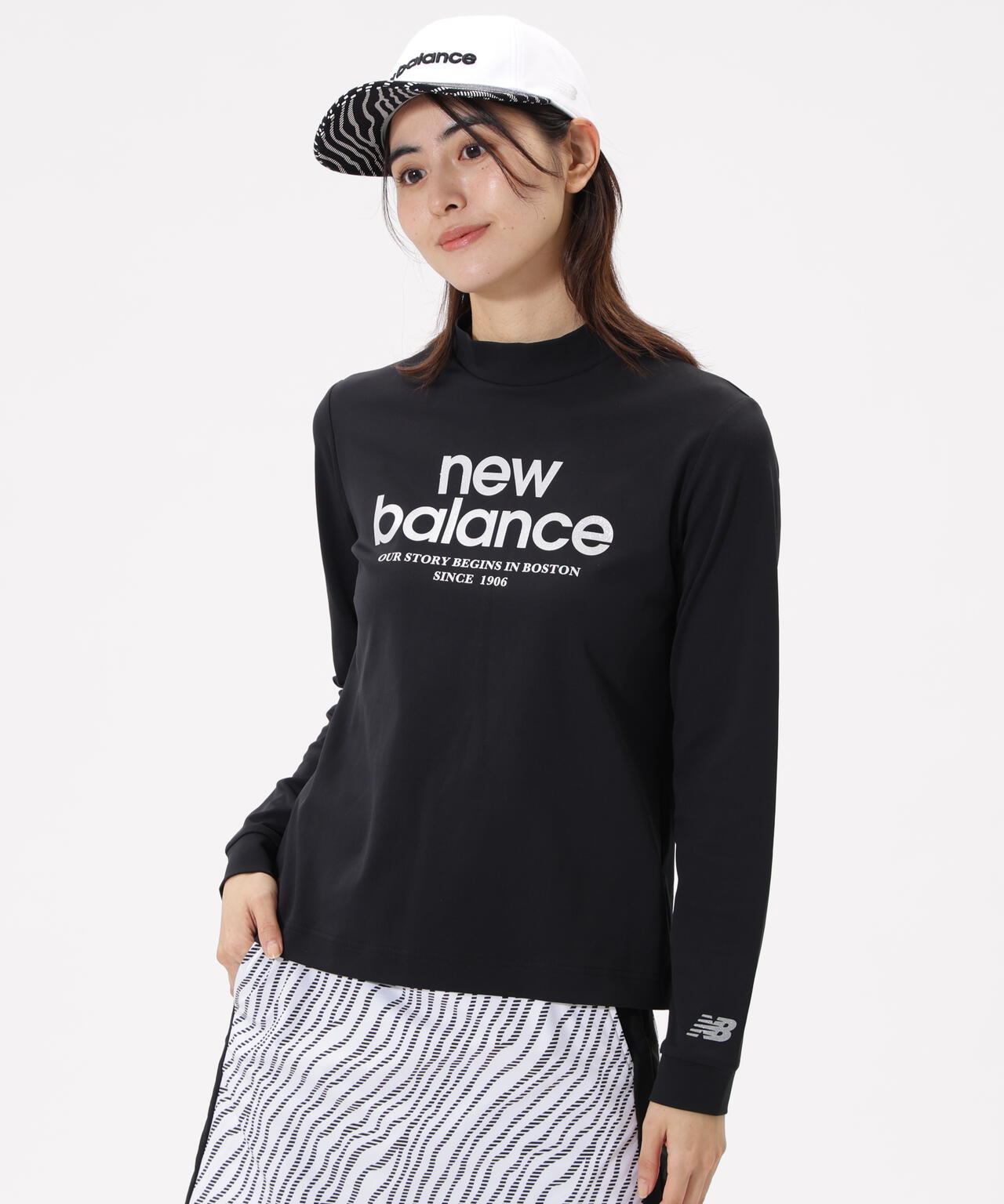 【直営店舗限定】長袖 モックネック プルオーバー (WOMENS)