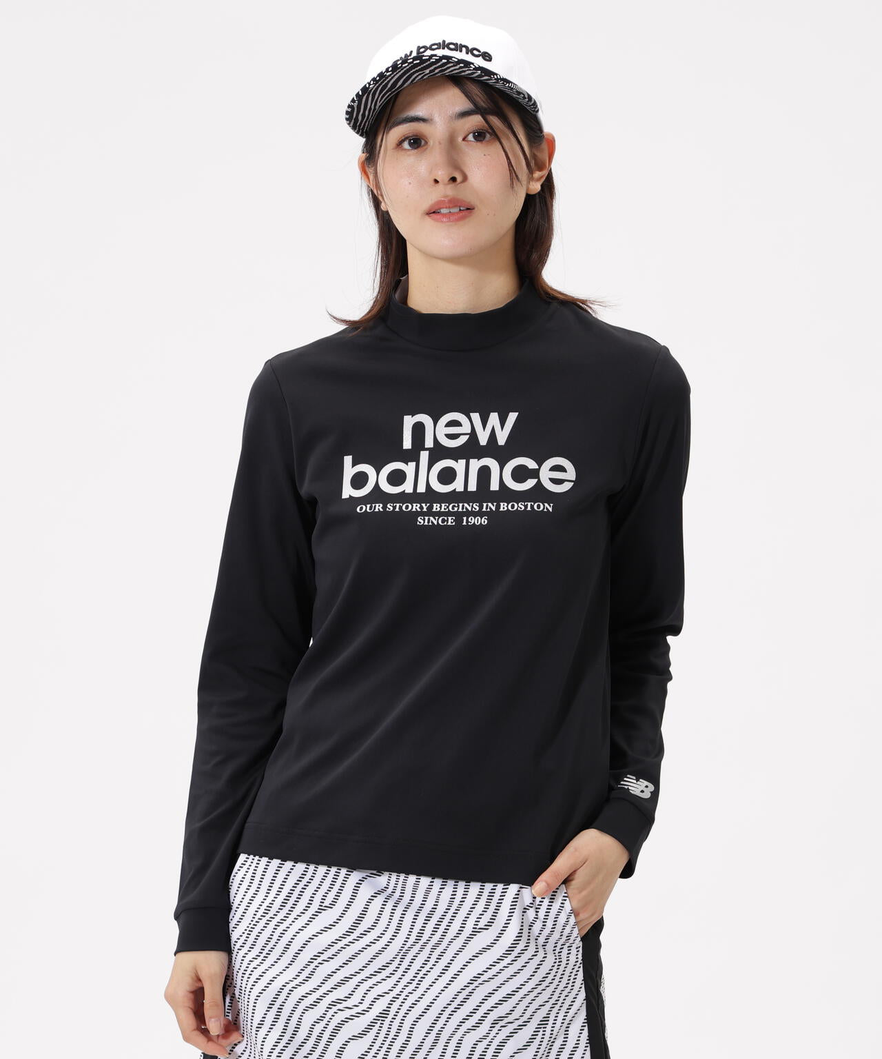 【直営店舗限定】長袖 モックネック プルオーバー (WOMENS)