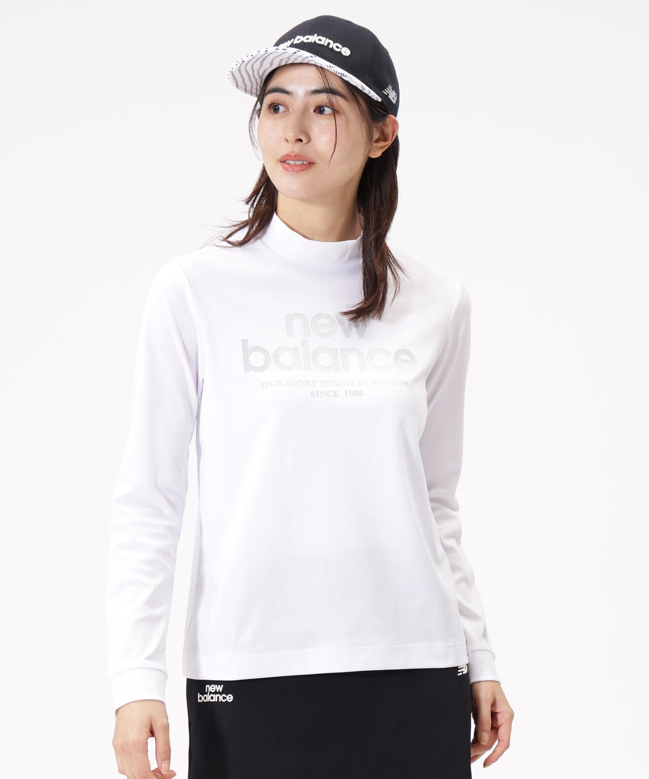 【直営店舗限定】長袖 モックネック プルオーバー (WOMENS)