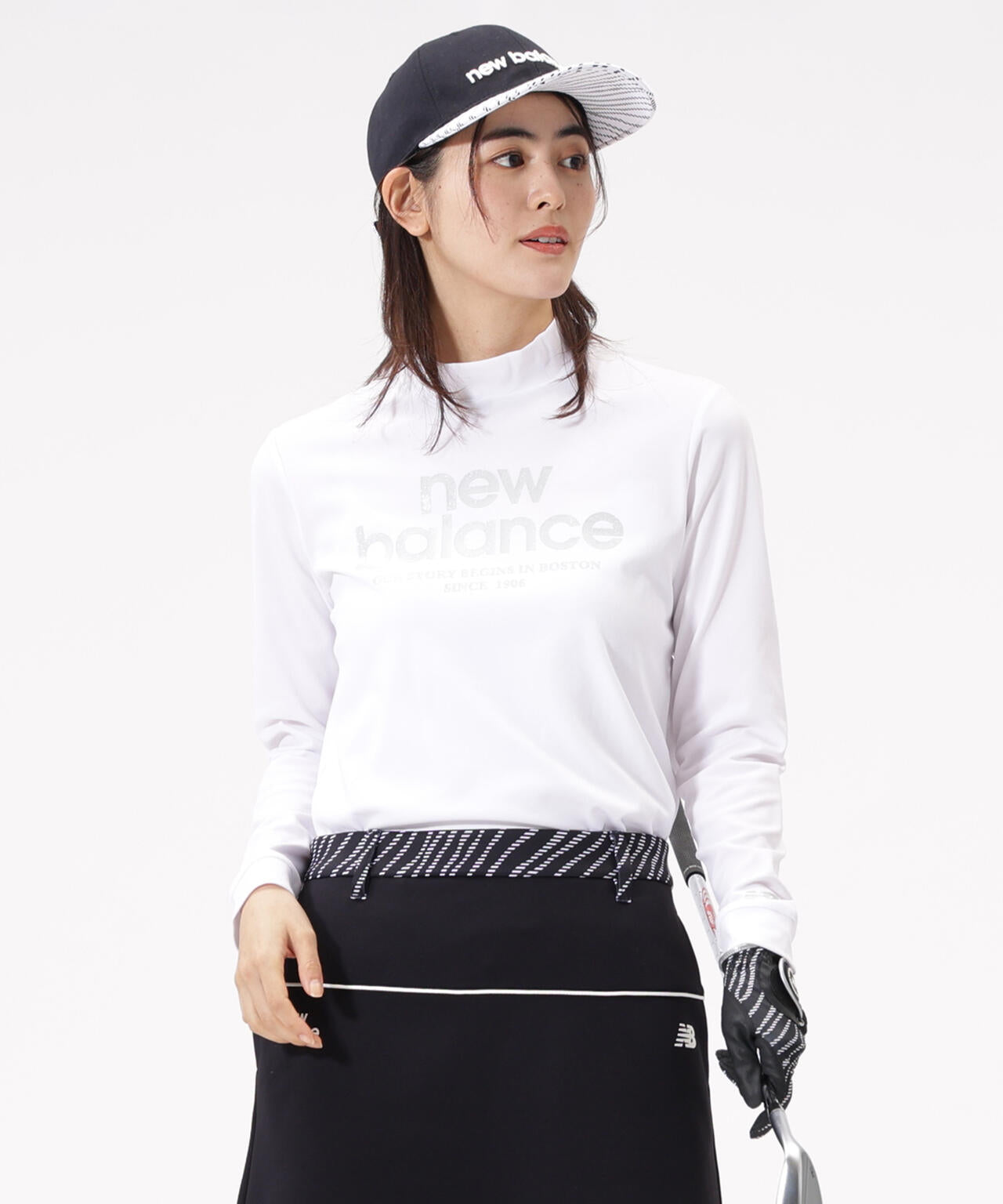 【直営店舗限定】長袖 モックネック プルオーバー (WOMENS)