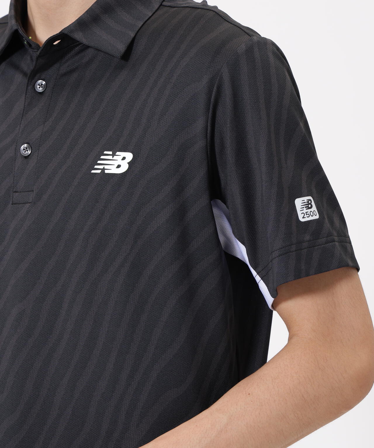 トーナルゼブラ柄 半袖 カラーシャツ (MENS)