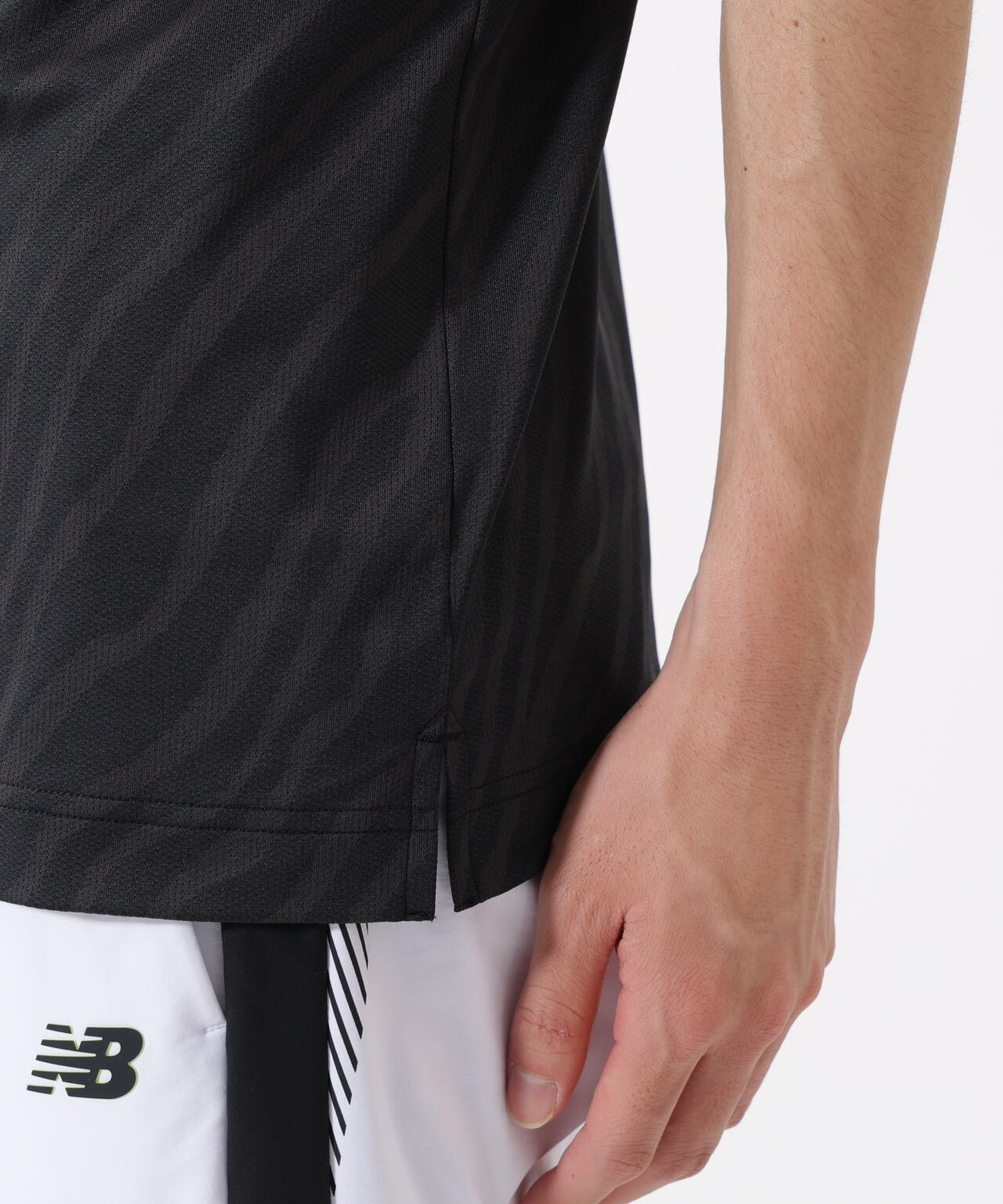 トーナルゼブラ柄 半袖 カラーシャツ (MENS)