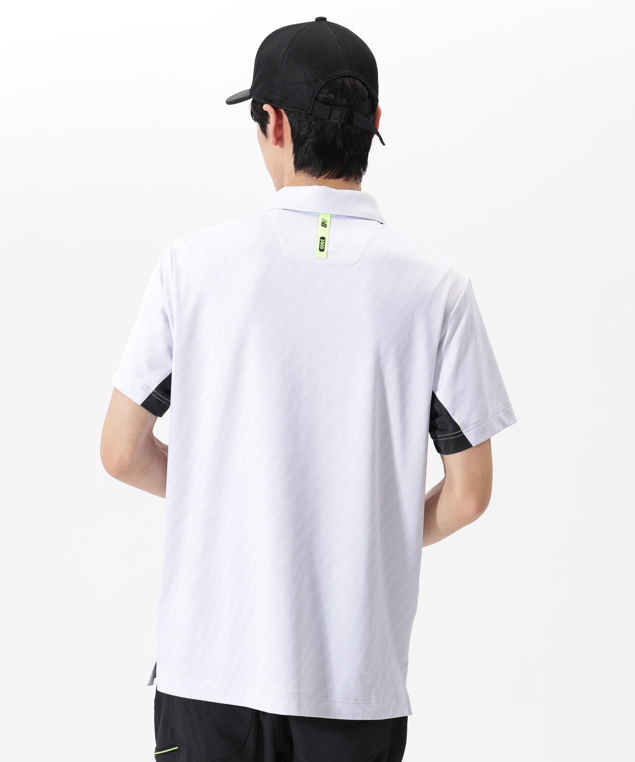 トーナルゼブラ柄 半袖 カラーシャツ (MENS)