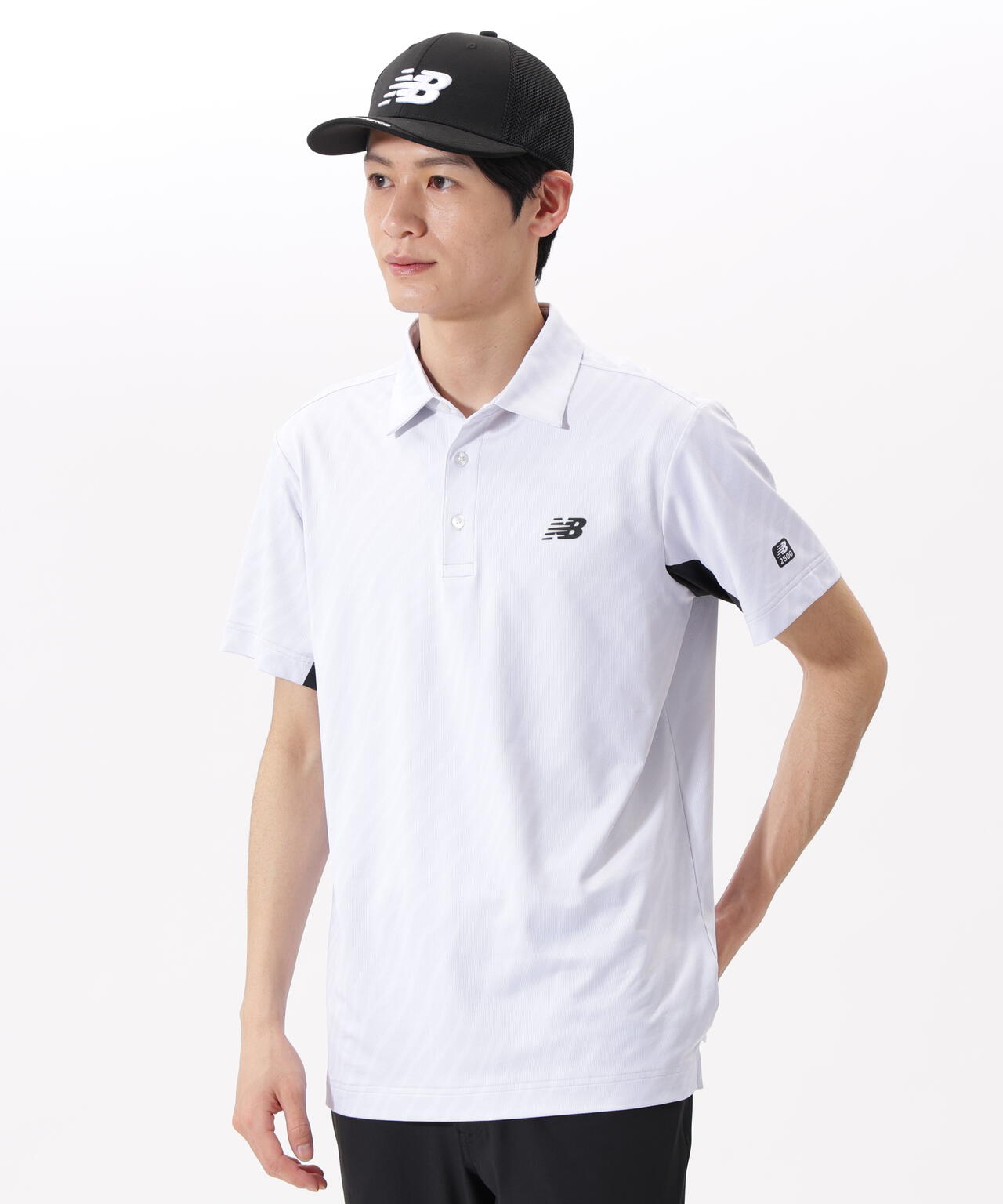 トーナルゼブラ柄 半袖 カラーシャツ (MENS)