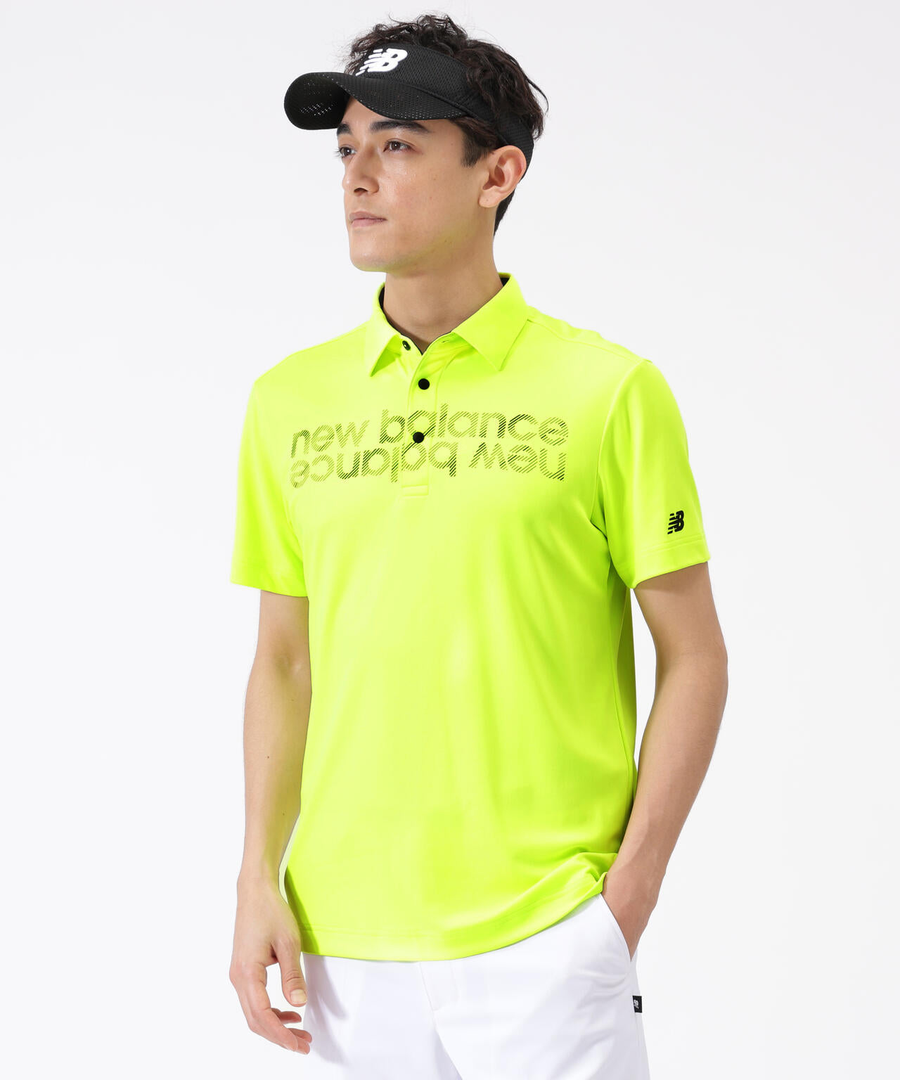接触冷感 半袖カラーシャツ (MENS)