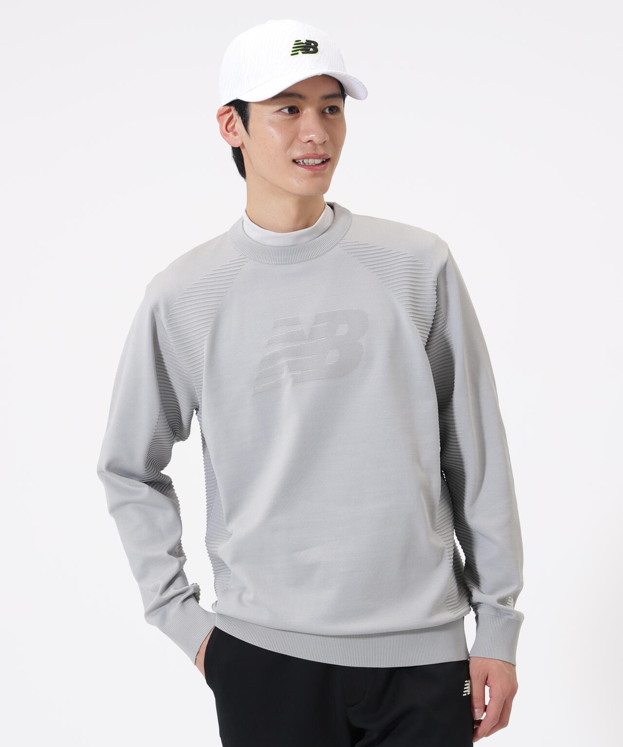 クルーネック ニット プルオーバー (MENS)