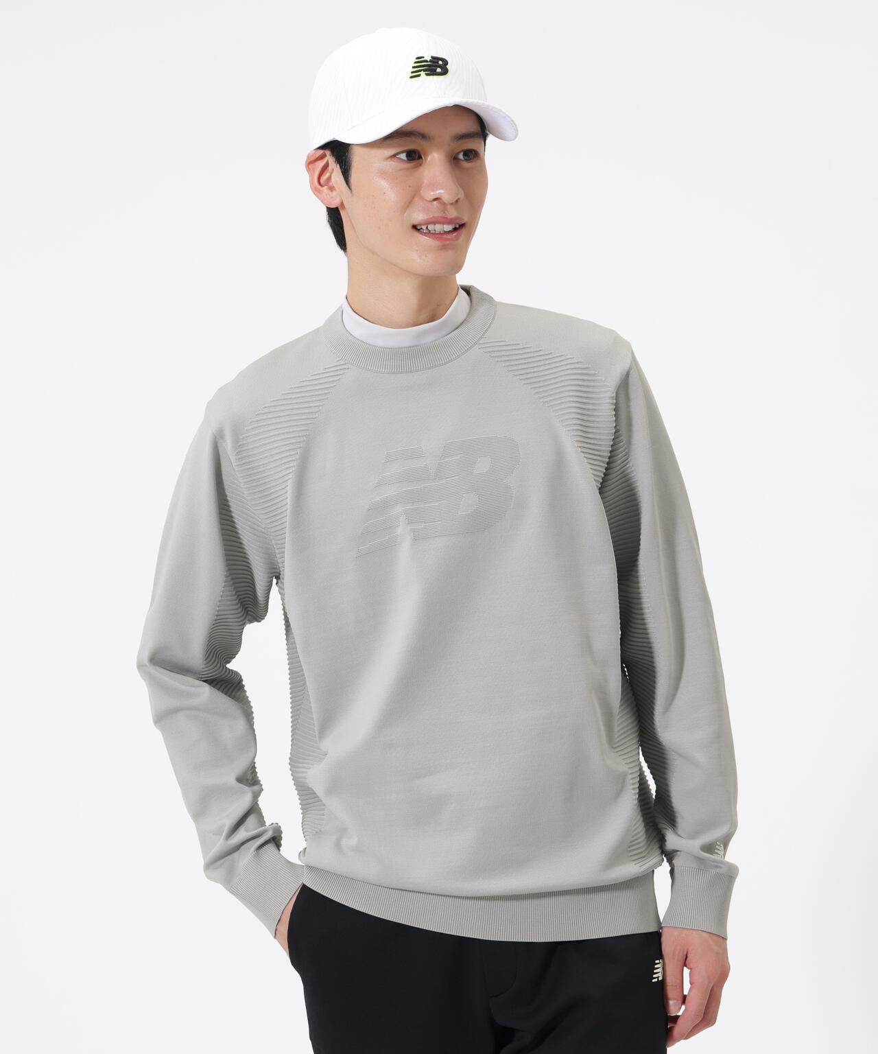 クルーネック ニット プルオーバー (MENS)