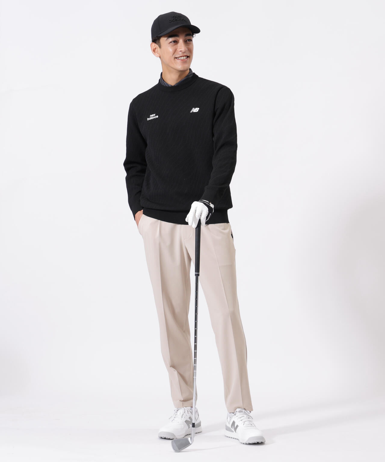 トーナルゼブラ柄 メッシュ ニット プルオーバー (MENS)
