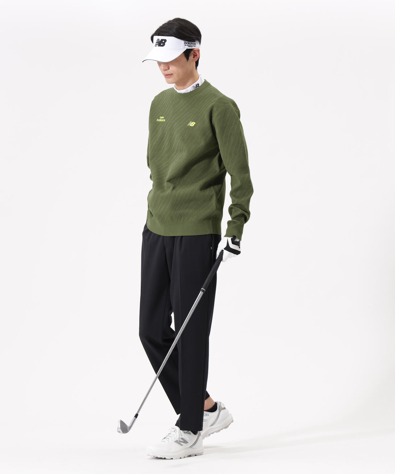 トーナルゼブラ柄 メッシュ ニット プルオーバー (MENS)