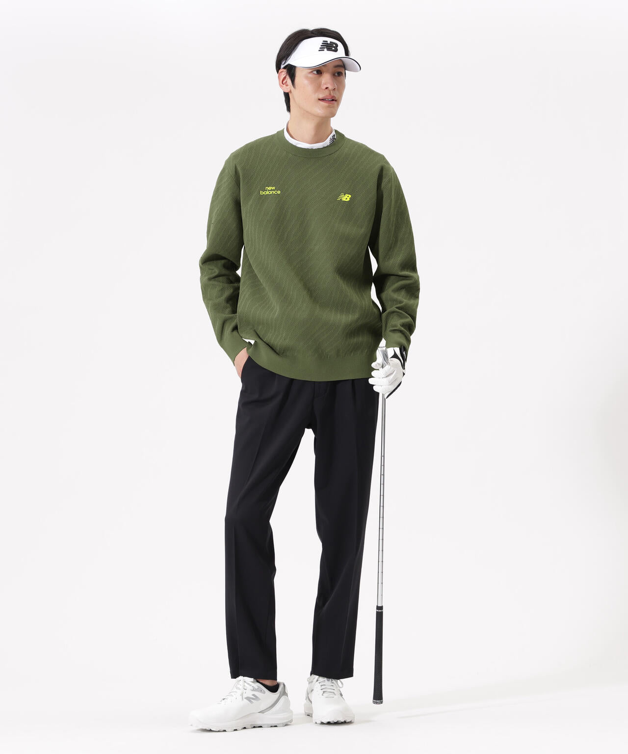 トーナルゼブラ柄 メッシュ ニット プルオーバー (MENS)