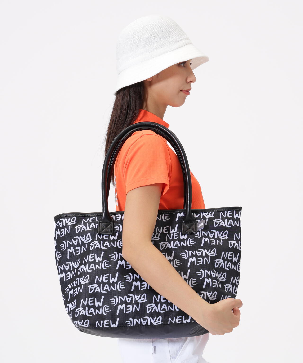 フリーハンドロゴ柄 トートバッグ (WOMENS)