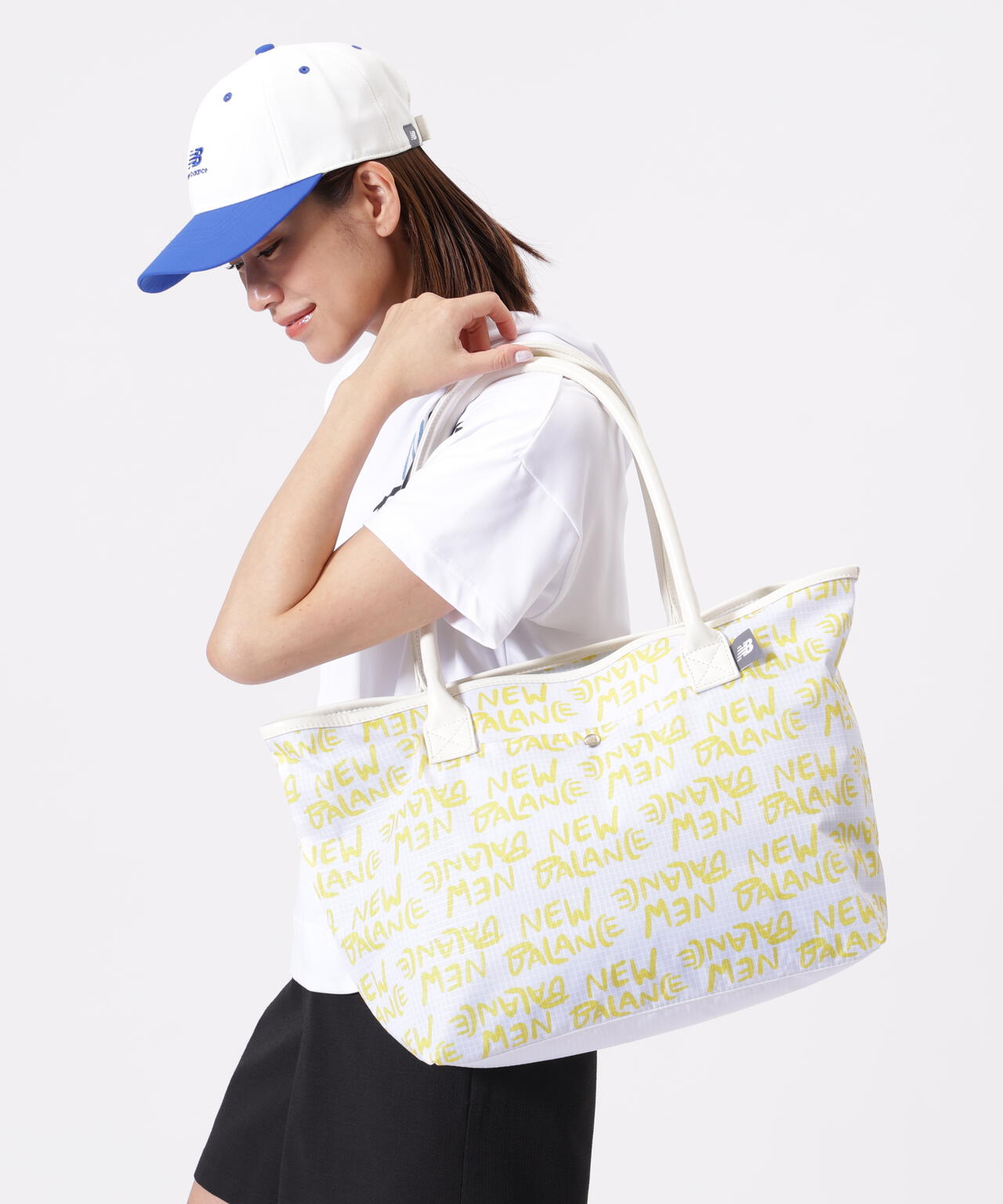 フリーハンドロゴ柄 トートバッグ (WOMENS)