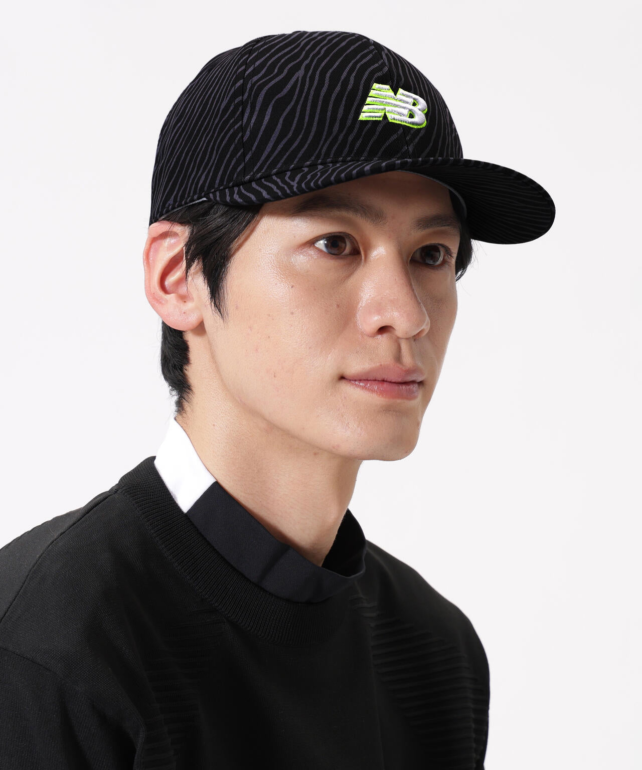 ゼブラ柄 セミカーブドブリムキャップ (MENS)